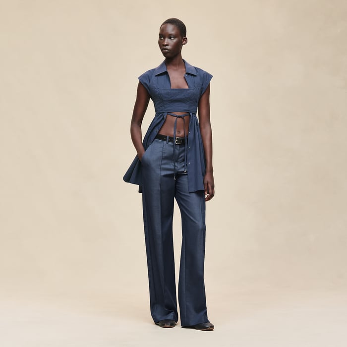 Bleu Mosaïque Pants