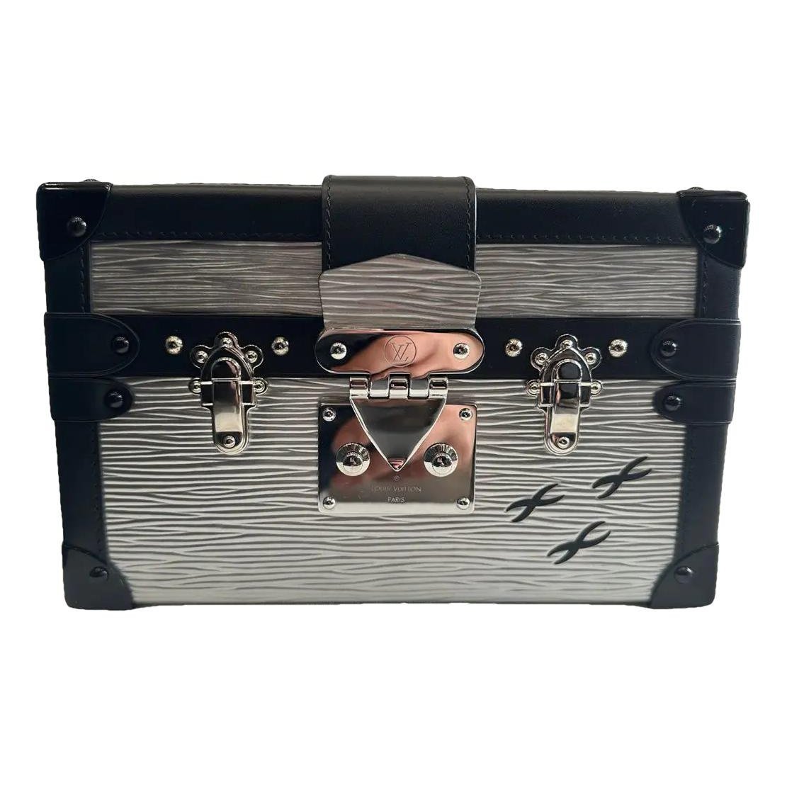 Petite Malle leather crossbody bag