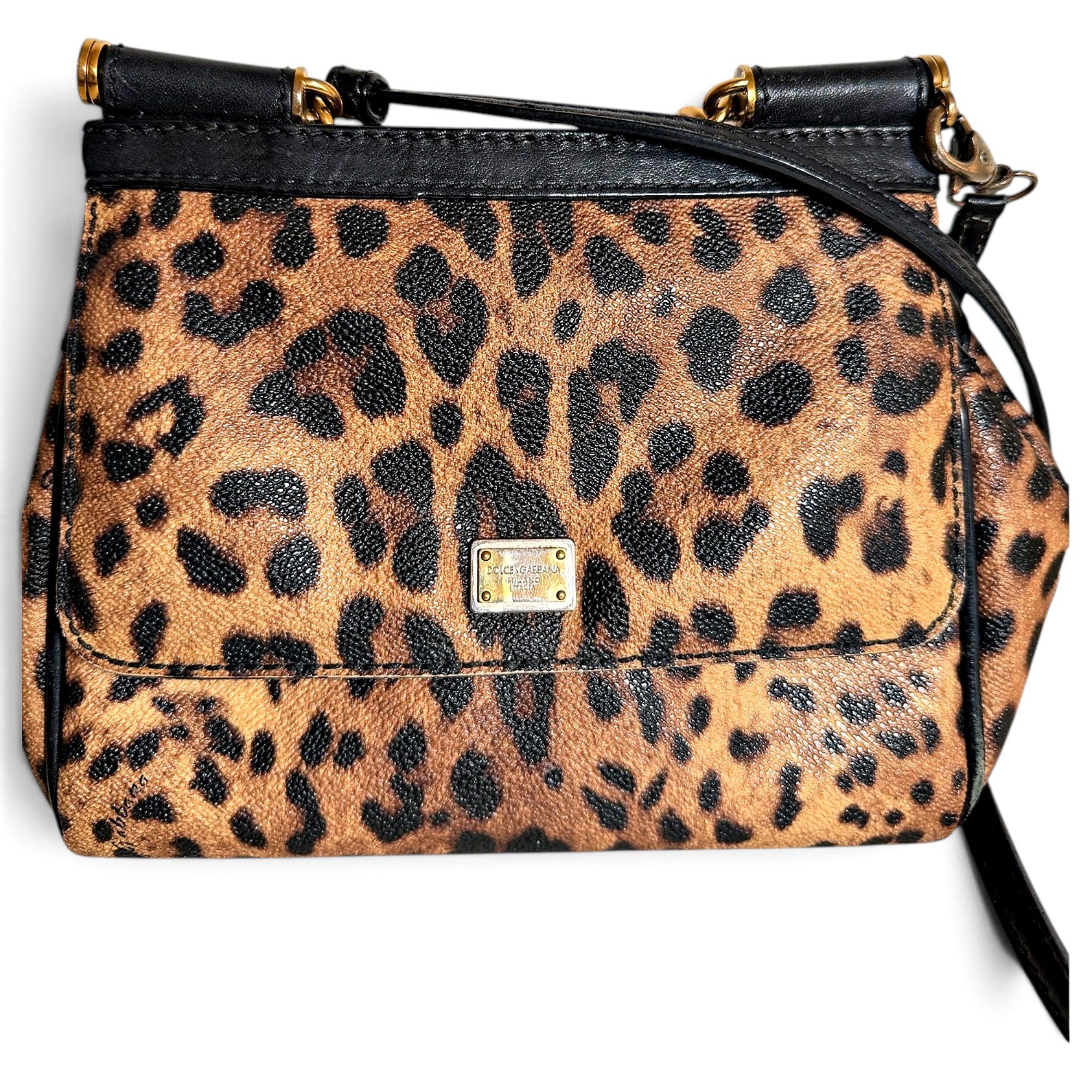 Dolce & Gabbana Sicily leather handbag