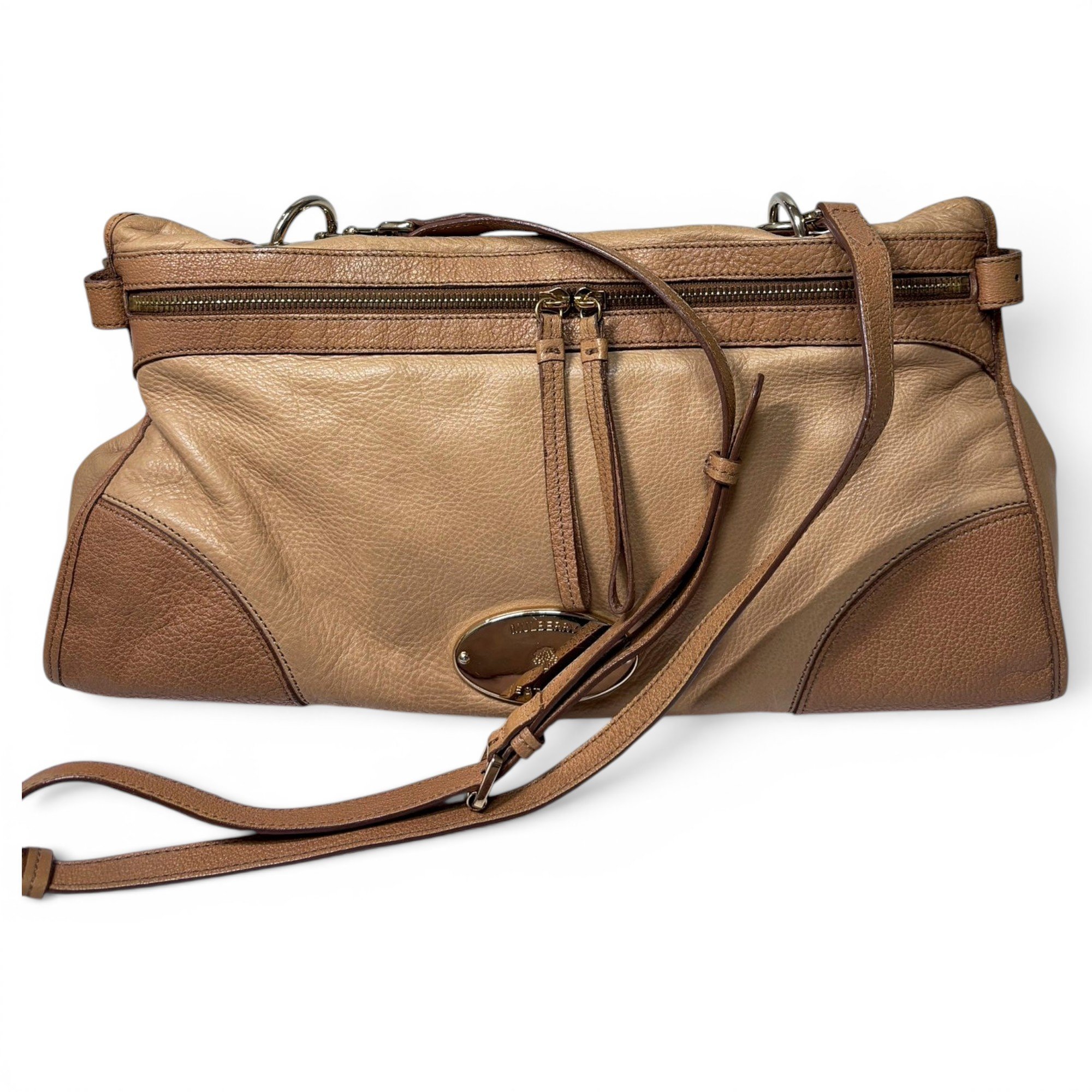 Leather tote