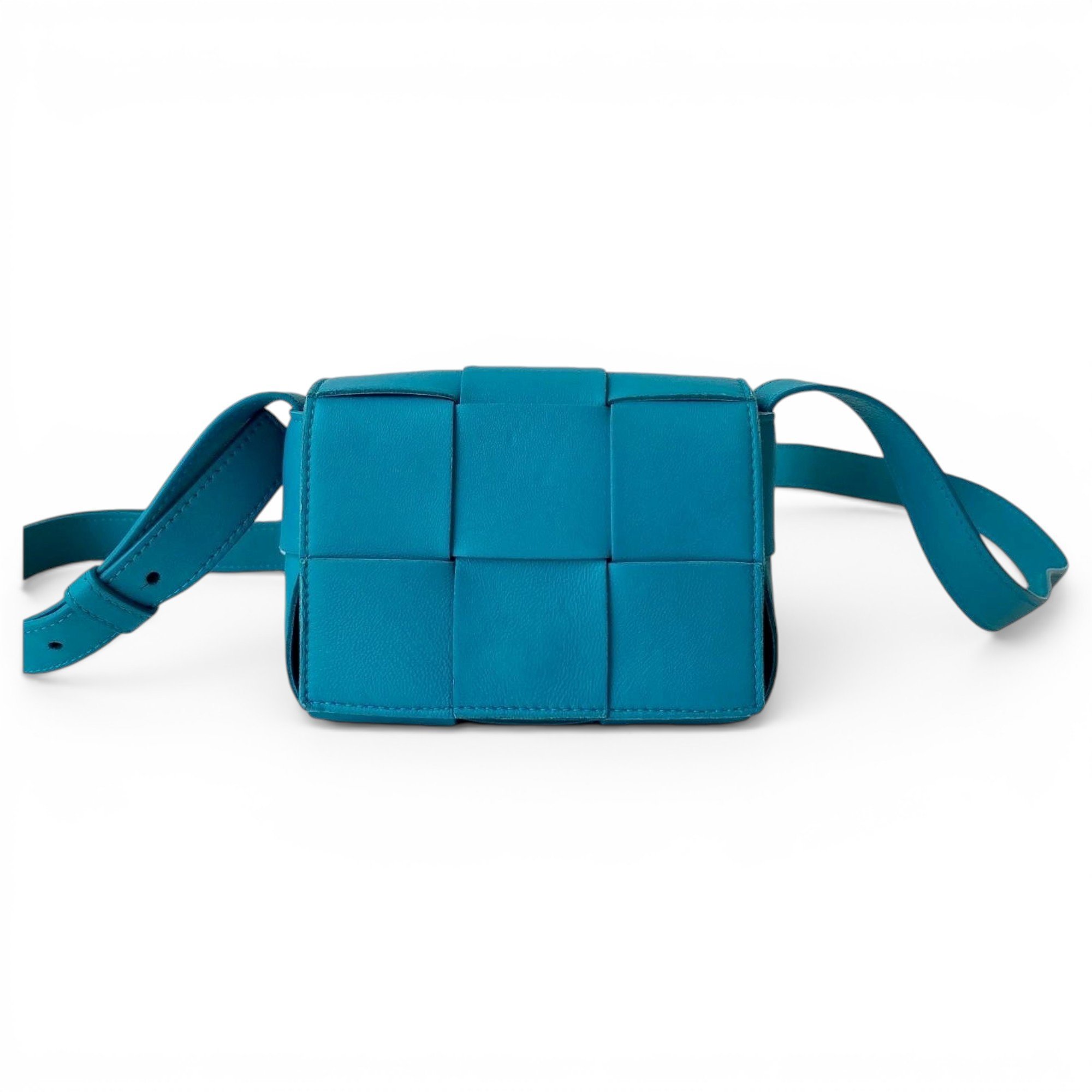 Cassette leather handbag