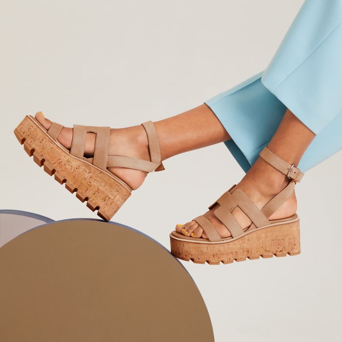 Beige Argile Havane 30 Sandal