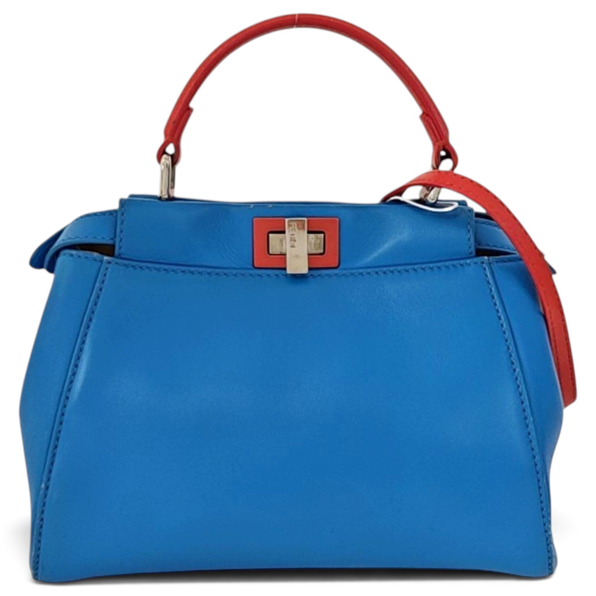 Peekaboo leather handbag