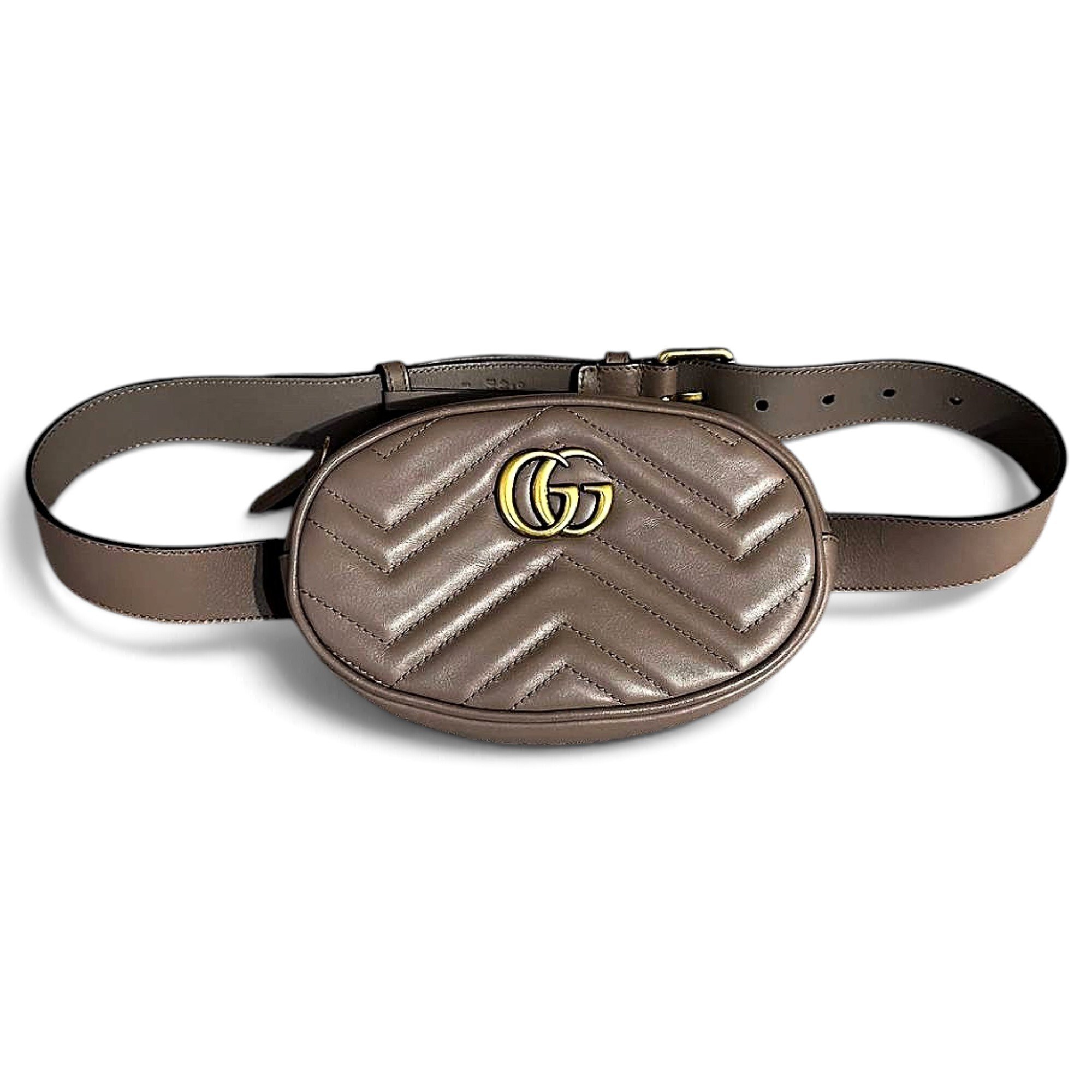 GG Marmont Oval leather handbag