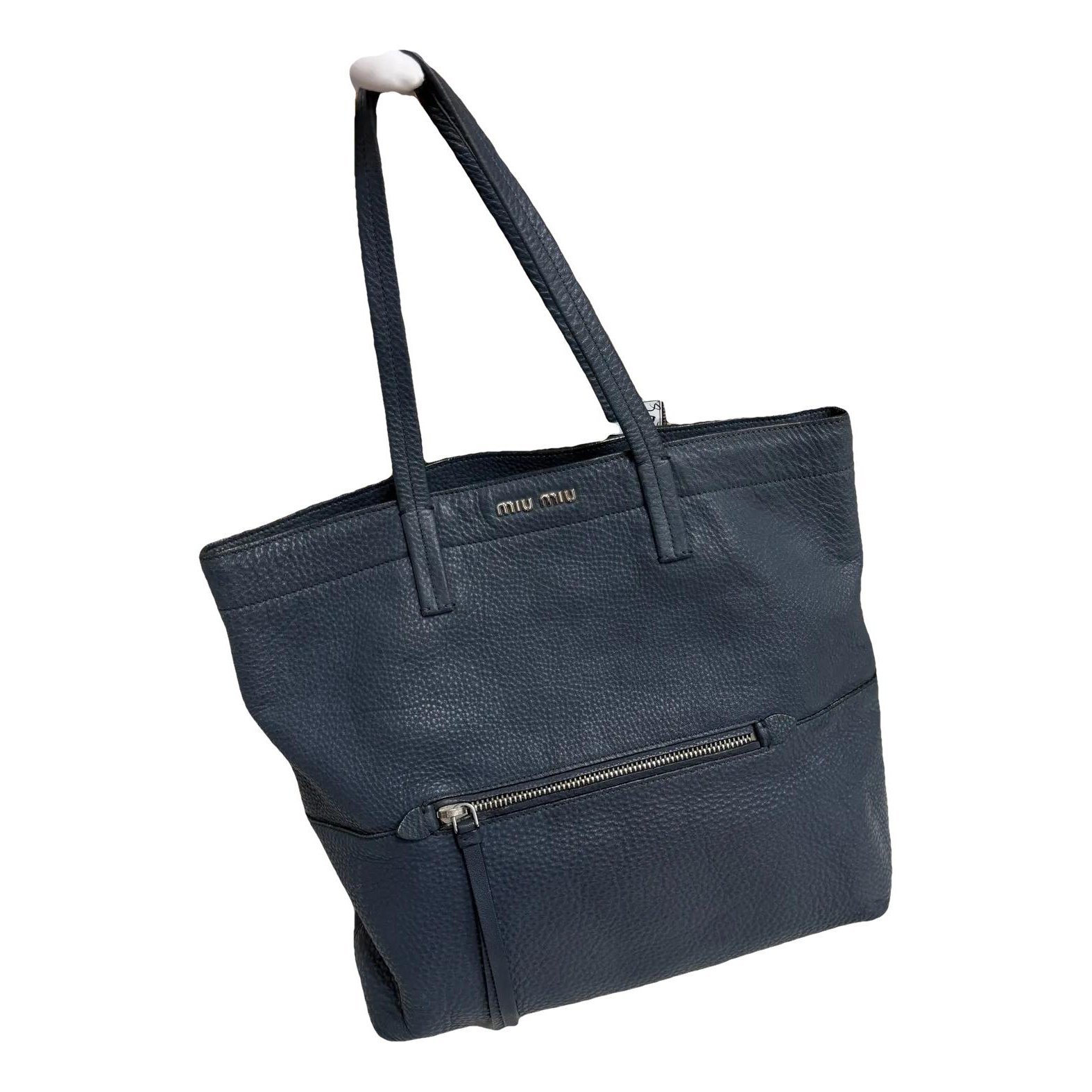 Leather tote