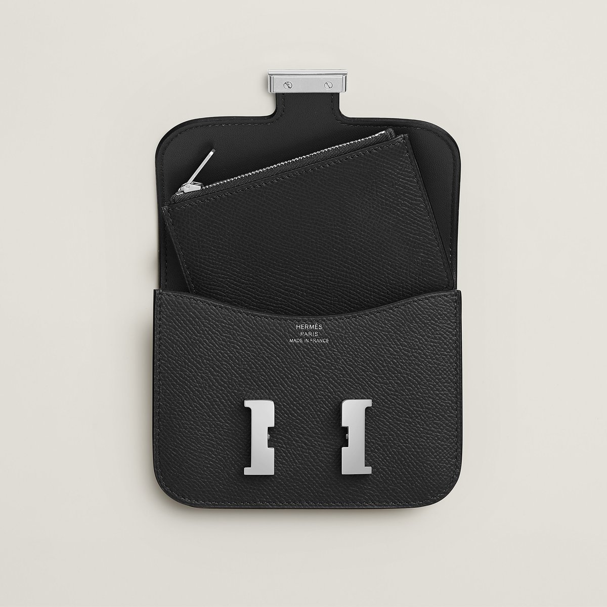 Noir Constance Slim Wallet