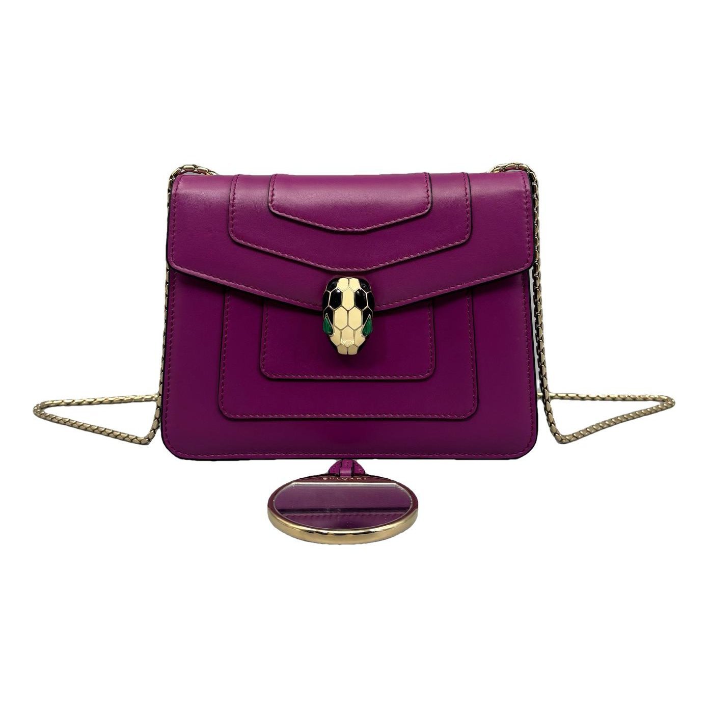 Serpenti leather crossbody bag