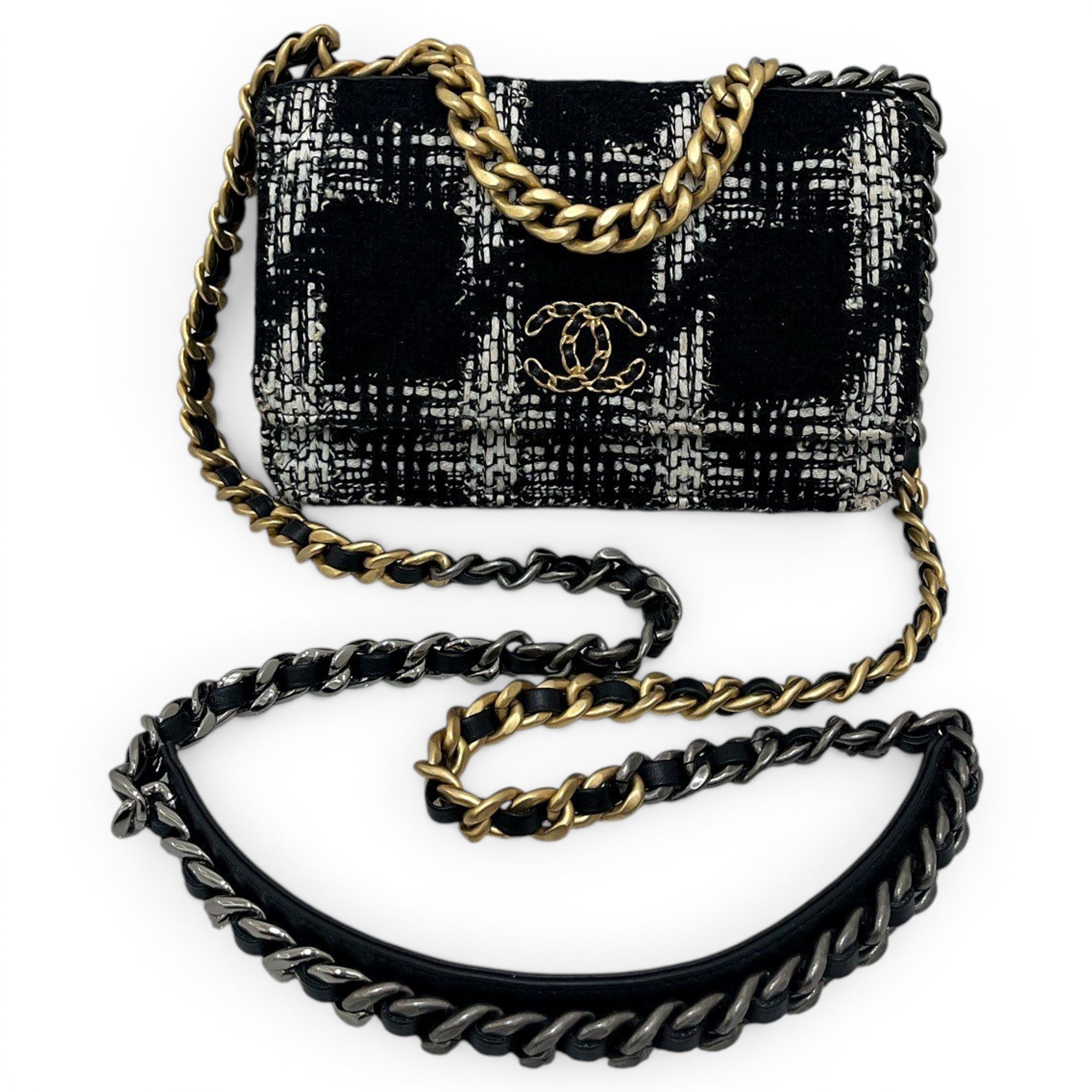 Chanel Wallet On Chain Chanel 19 cloth handbag