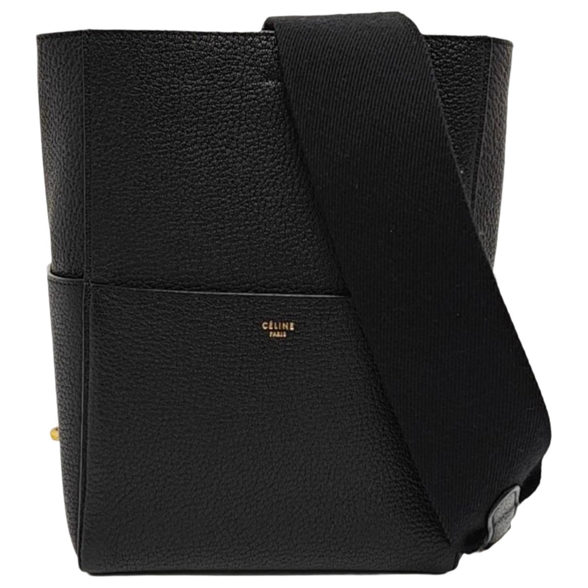 Seau Sangle leather handbag