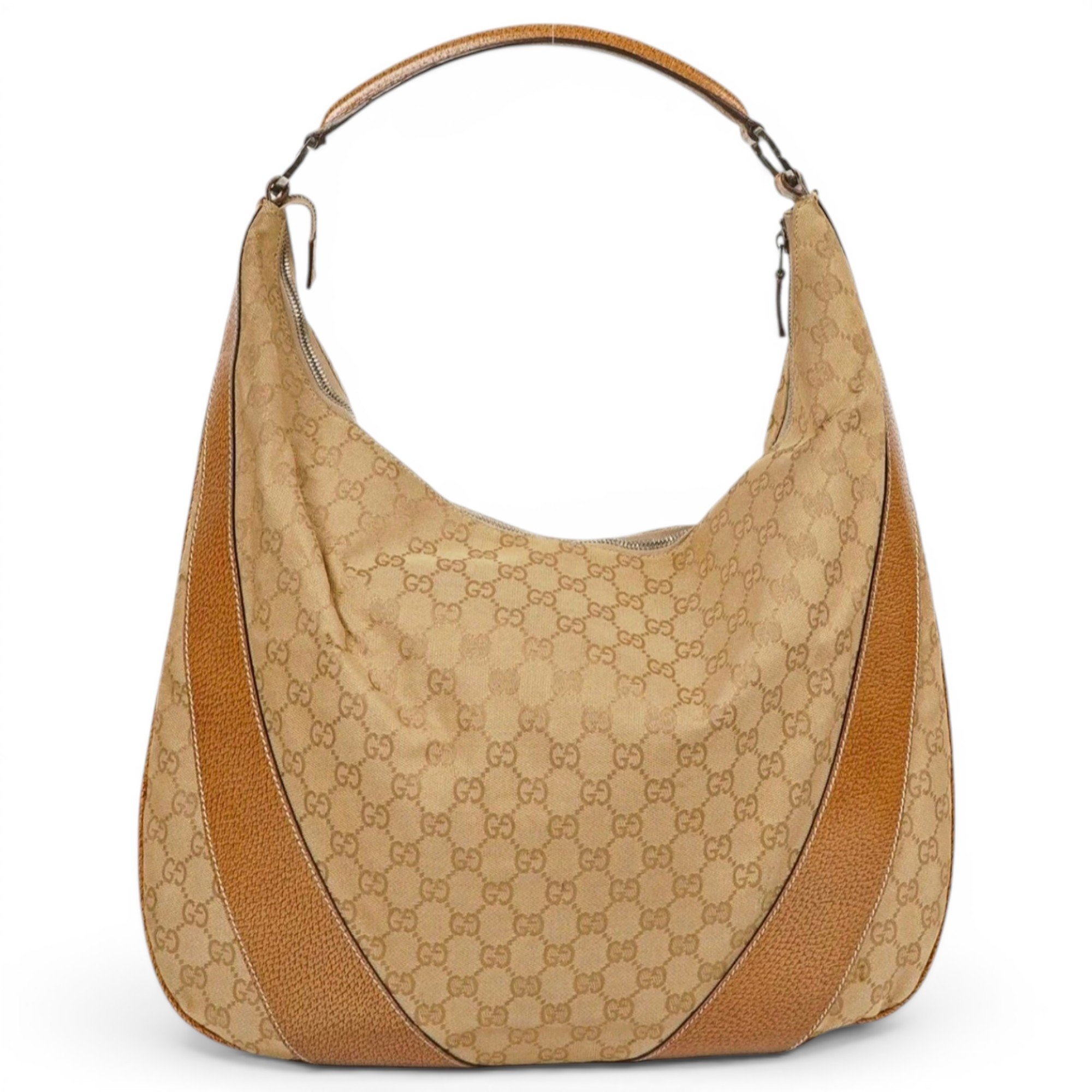 Hobo leather handbag