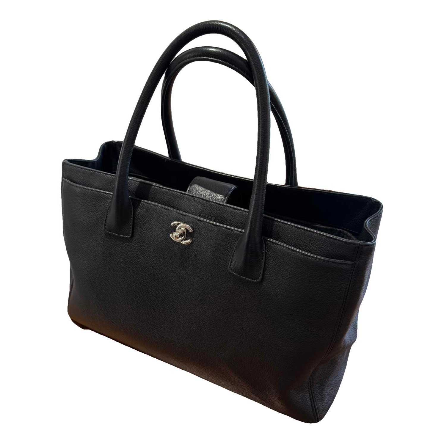 Executive leather tote
