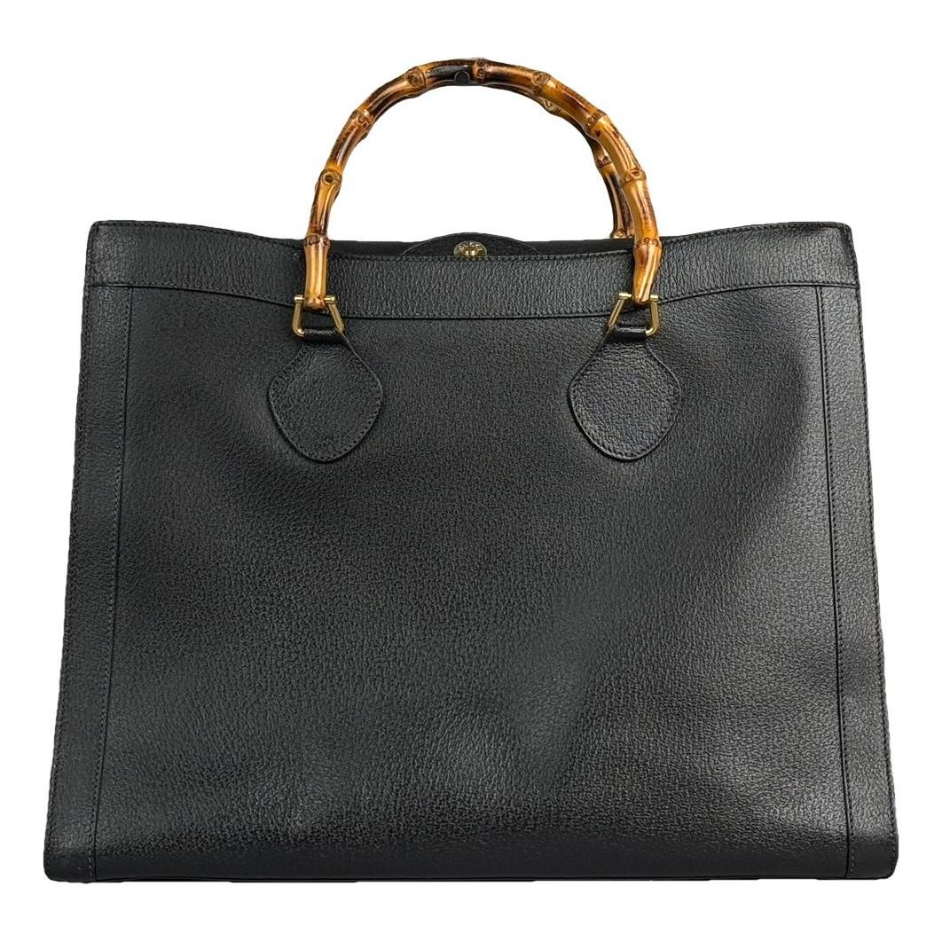 Diana Bamboo leather tote