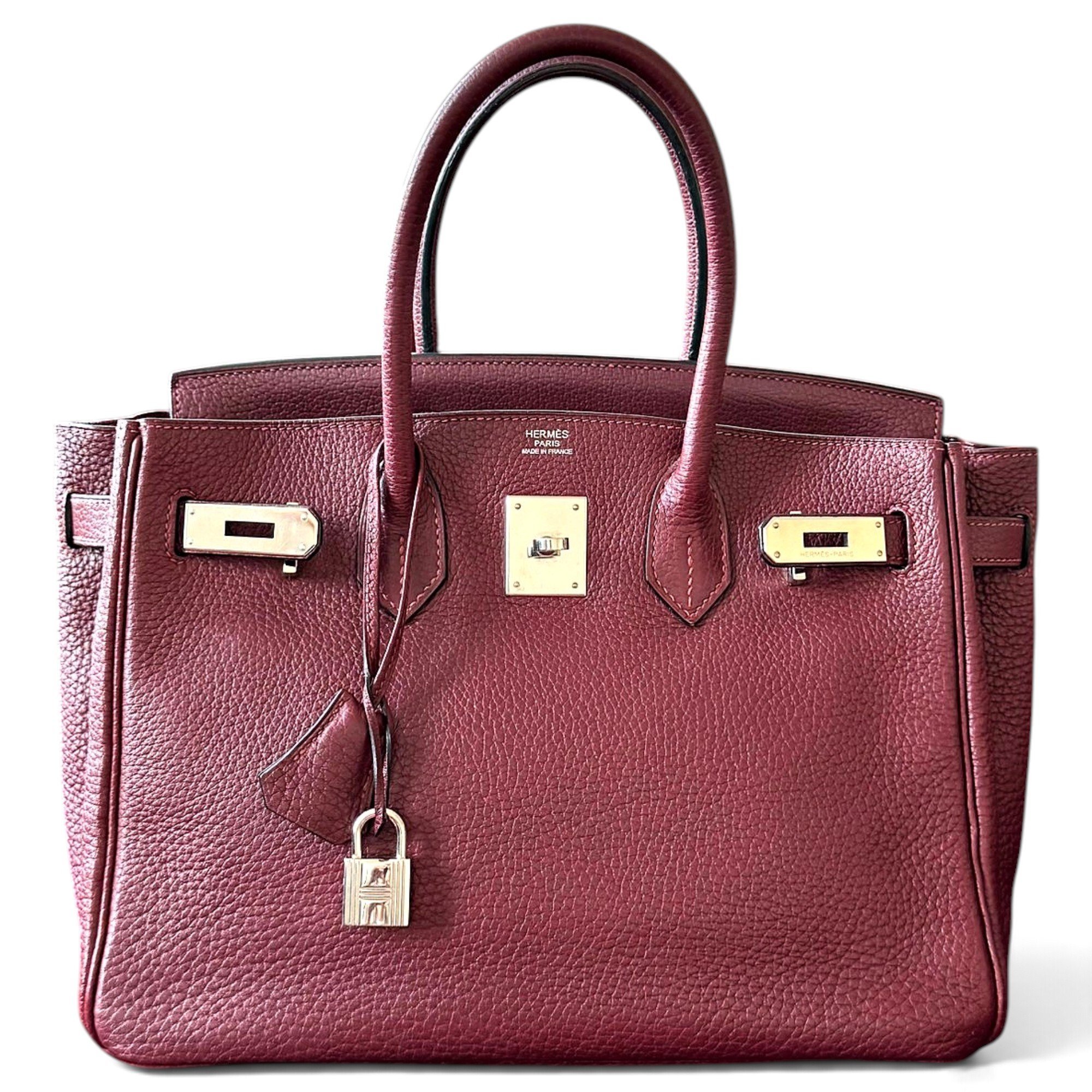 Birkin 30 leather handbag