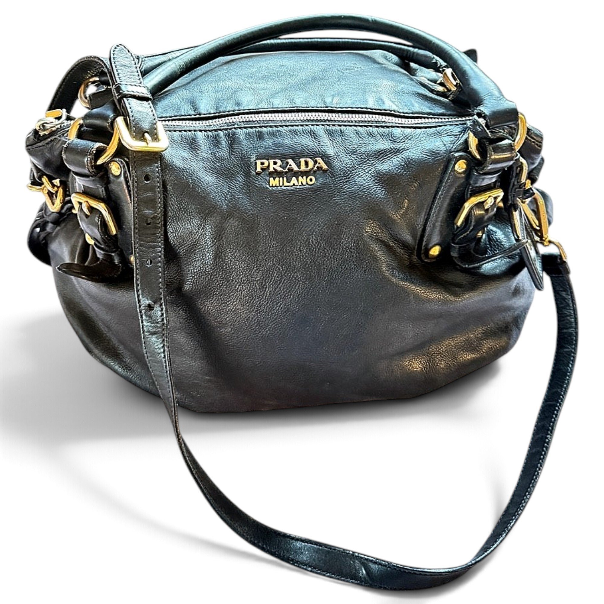 Leather handbag