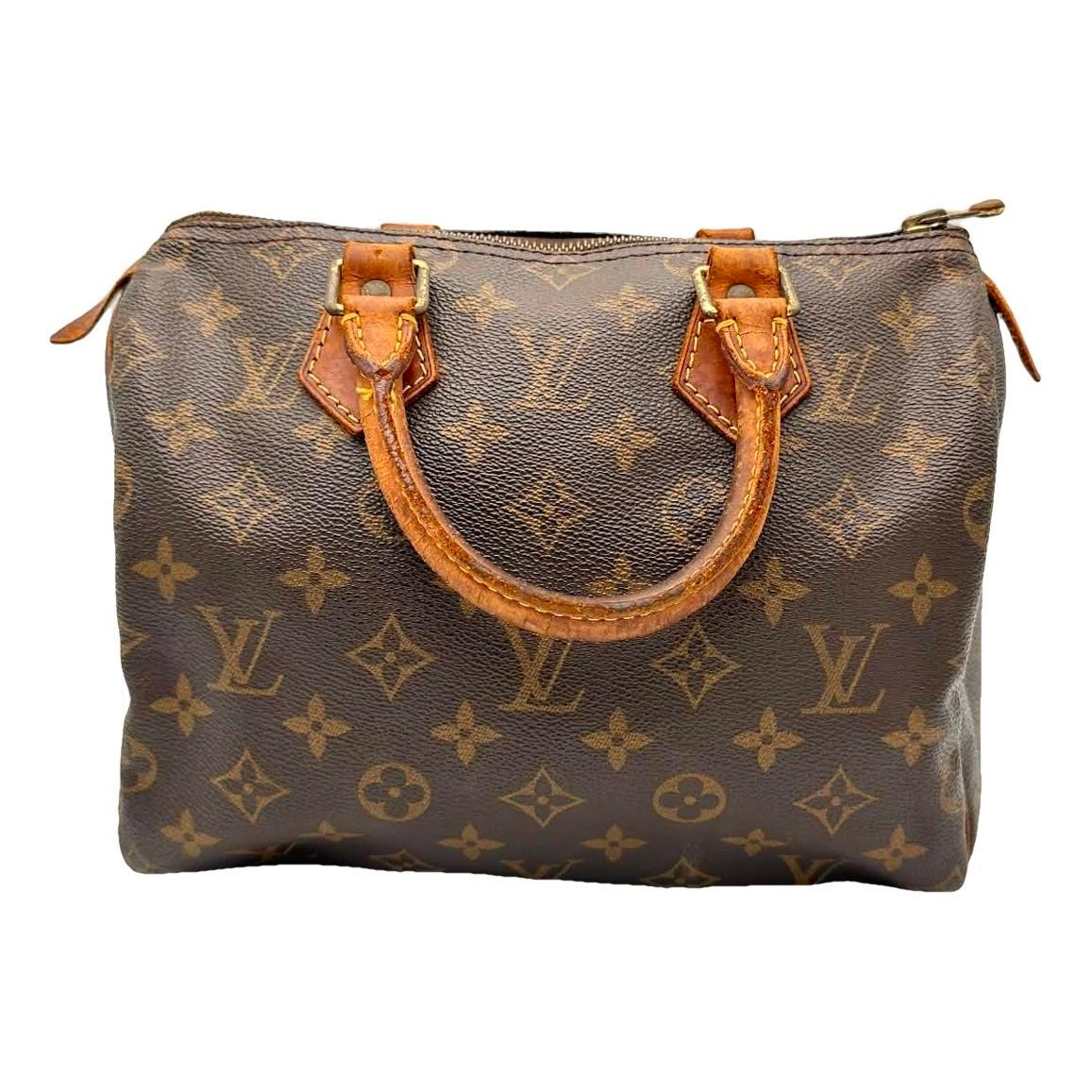 Speedy leather handbag