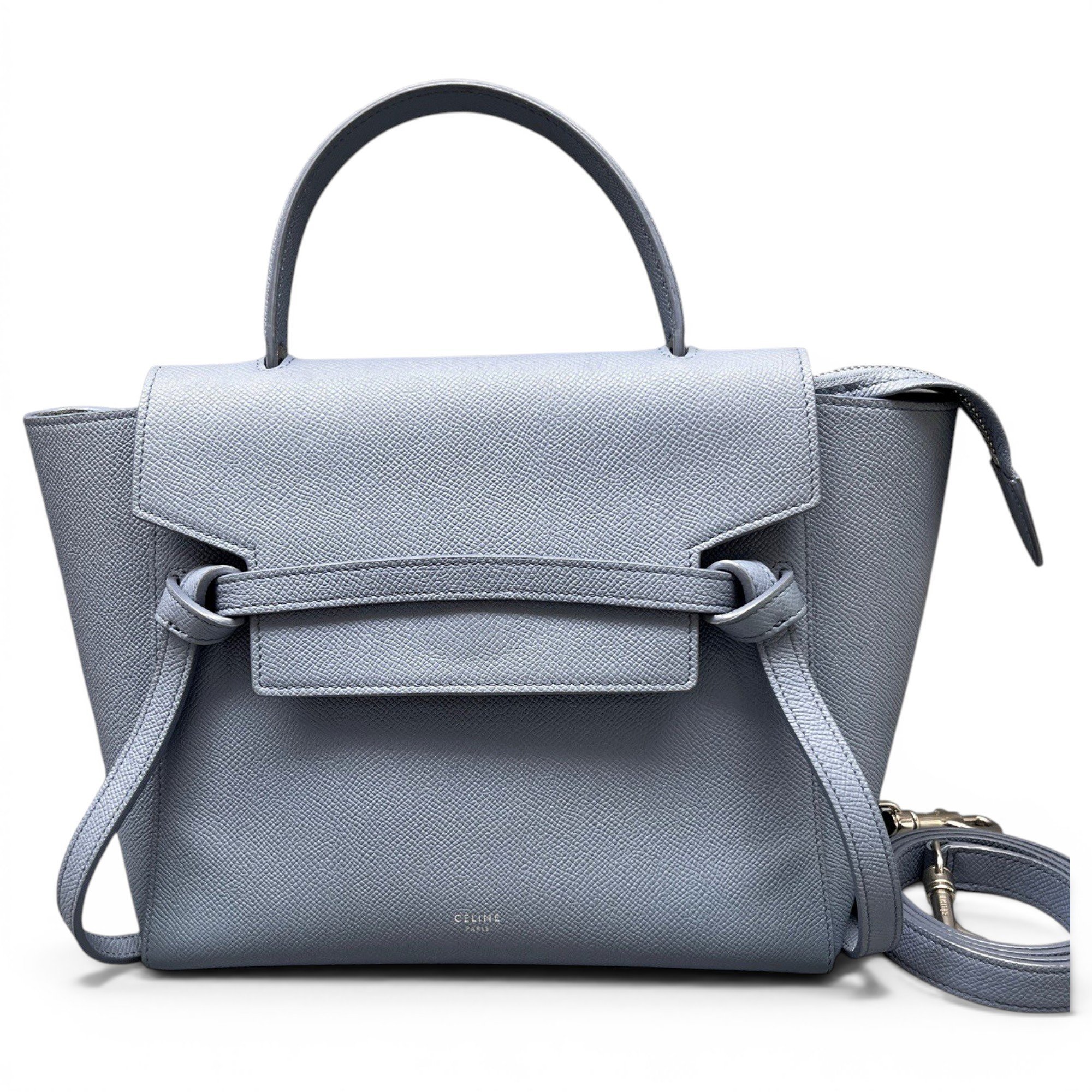 Belt leather handbag