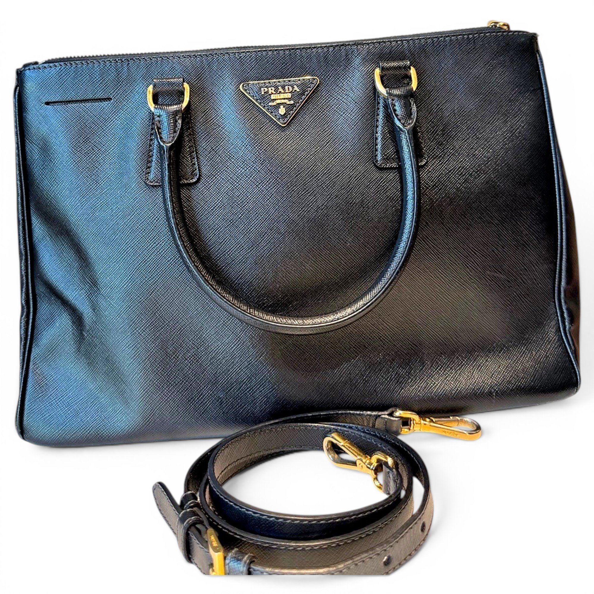 Galleria leather handbag