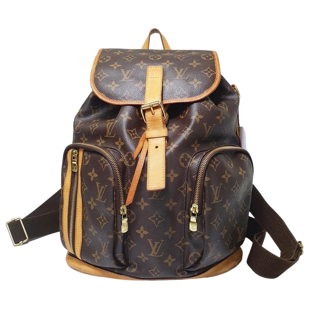 Leather backpack