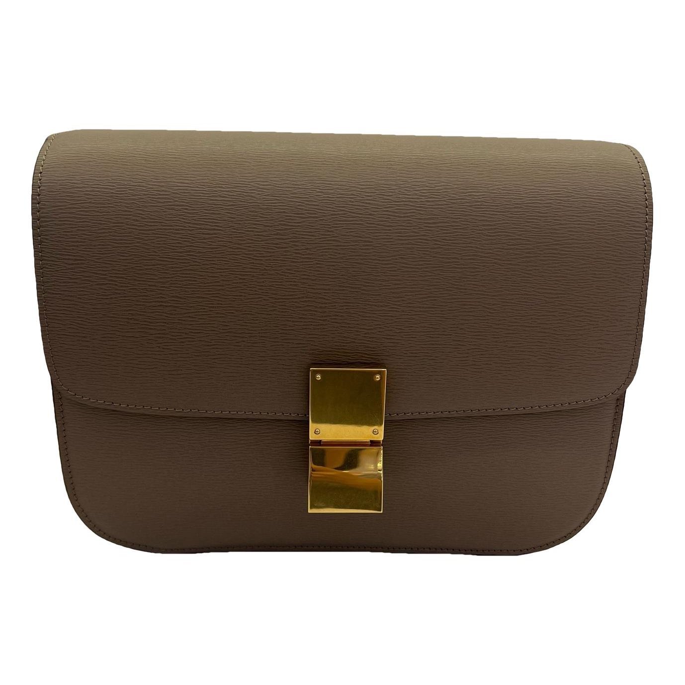 Classic leather crossbody bag