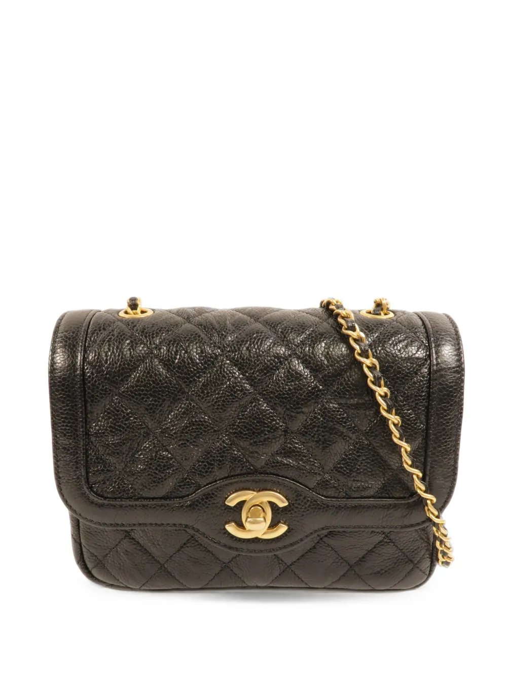 CC turn-lock flap mini bag