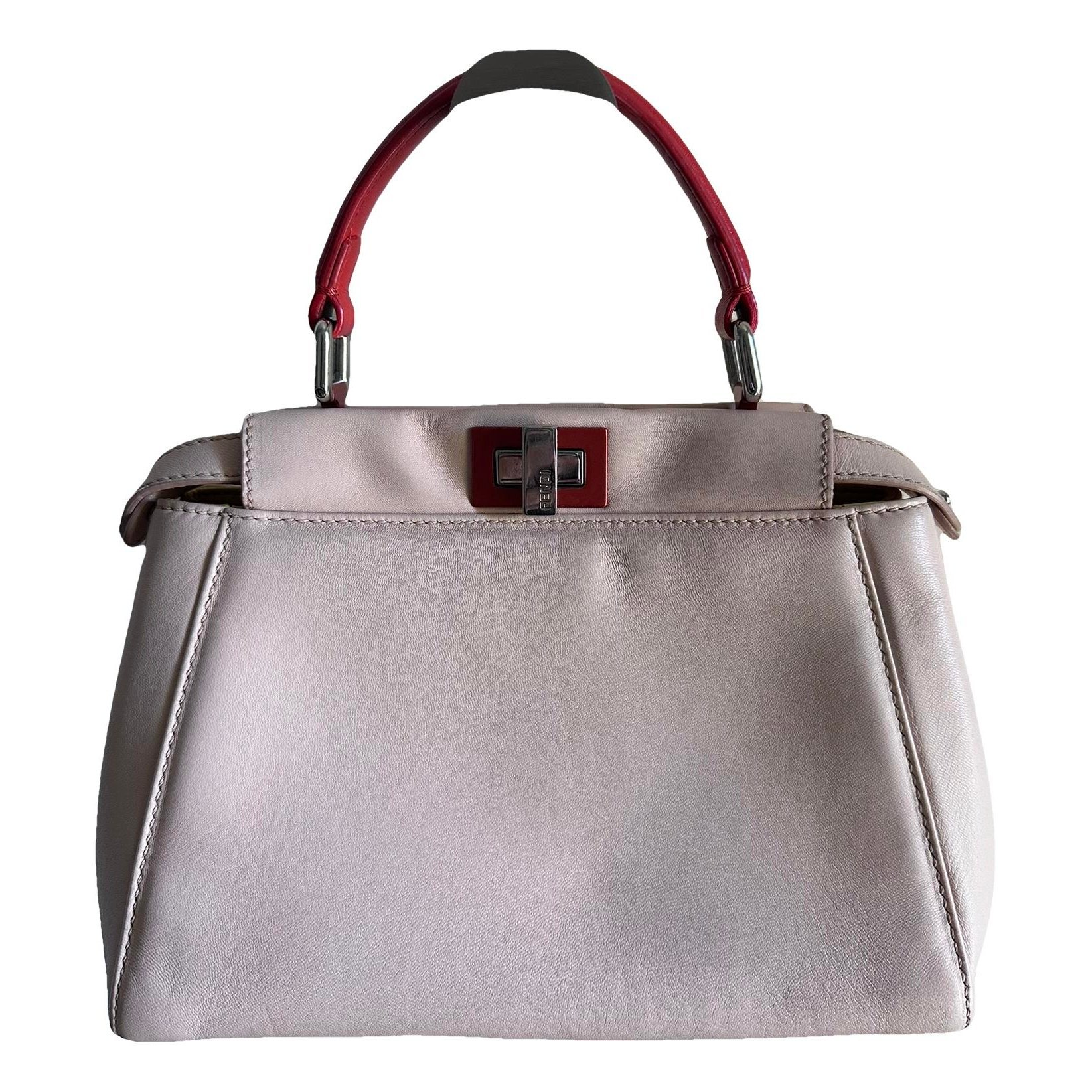 Peekaboo leather handbag