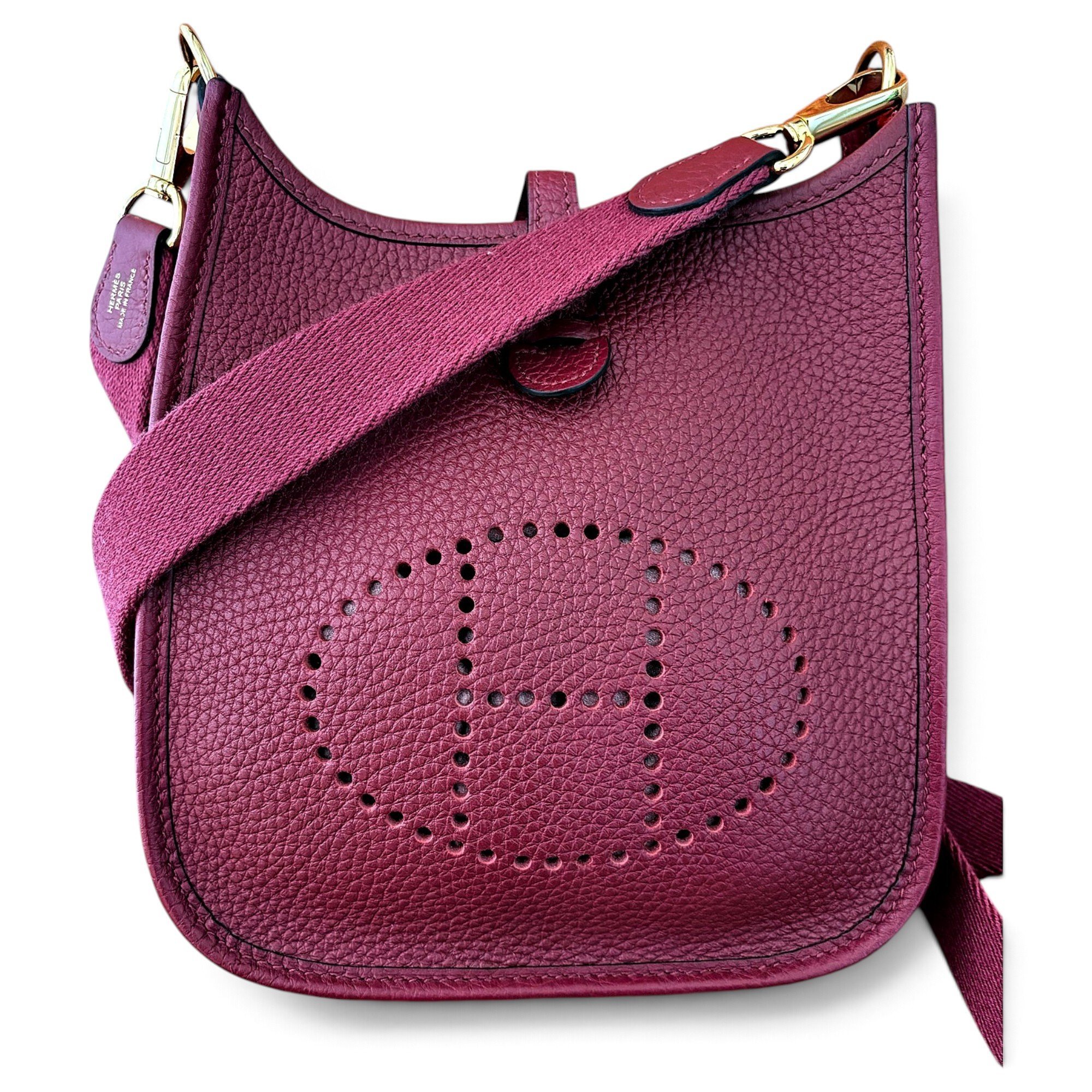 Mini Evelyne leather crossbody bag