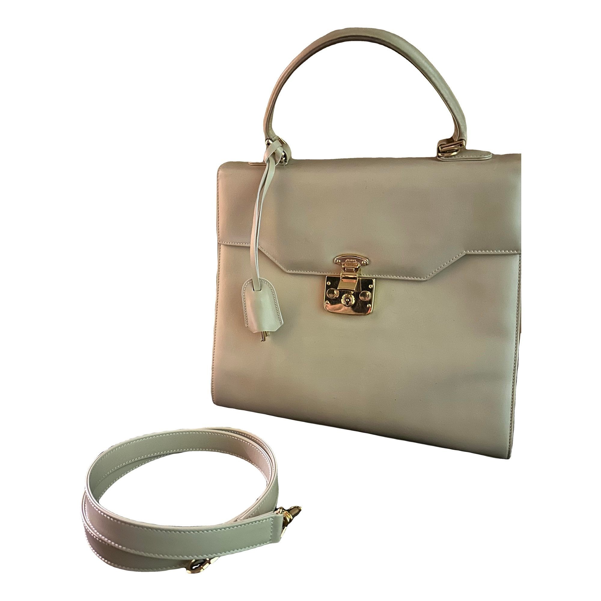 Lady Lock leather handbag