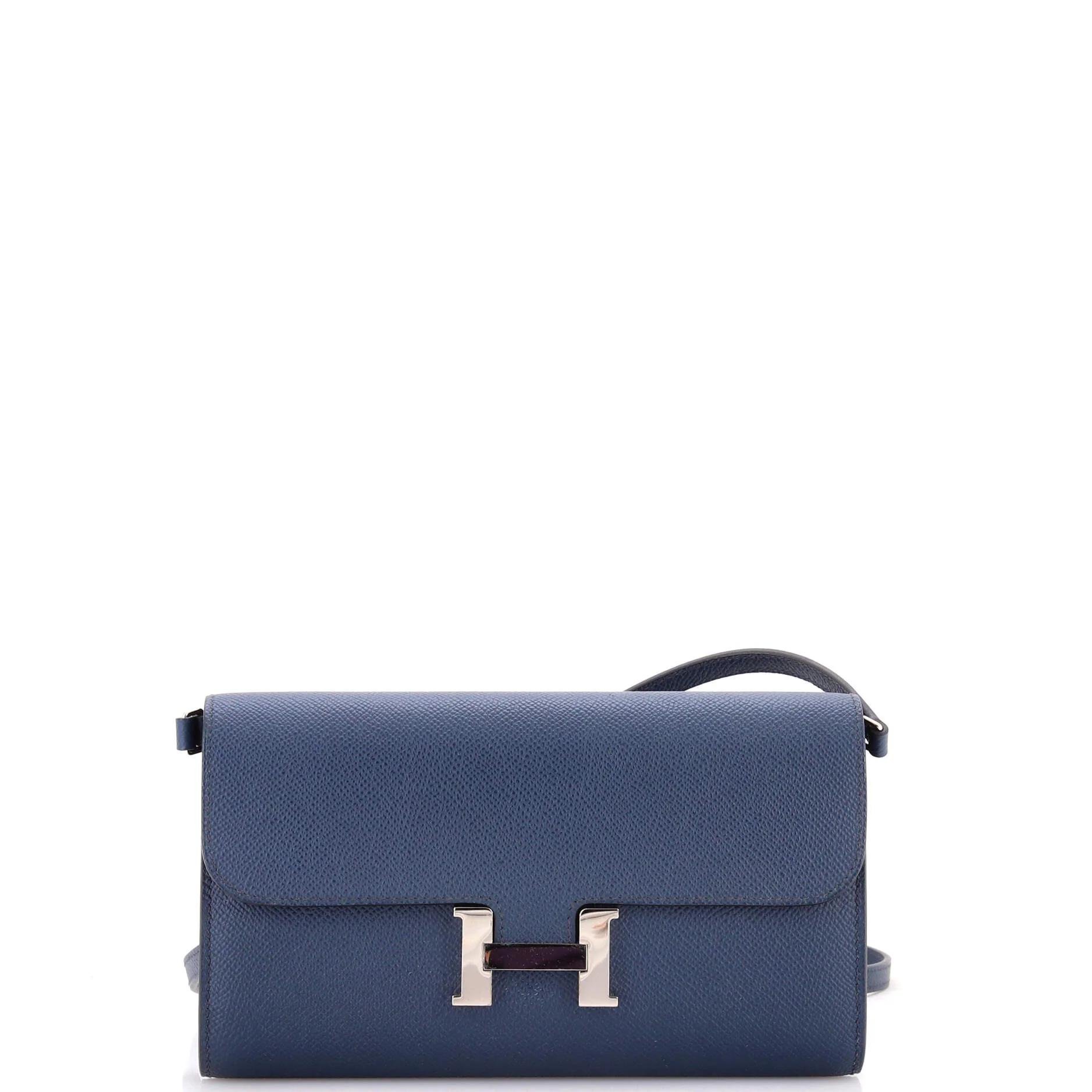 Leather clutch bag
