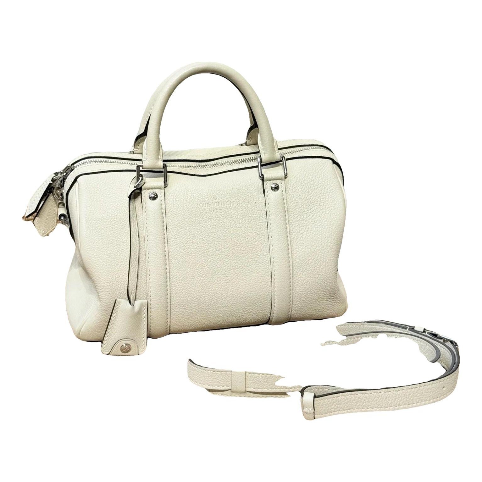 Leather bowling bag