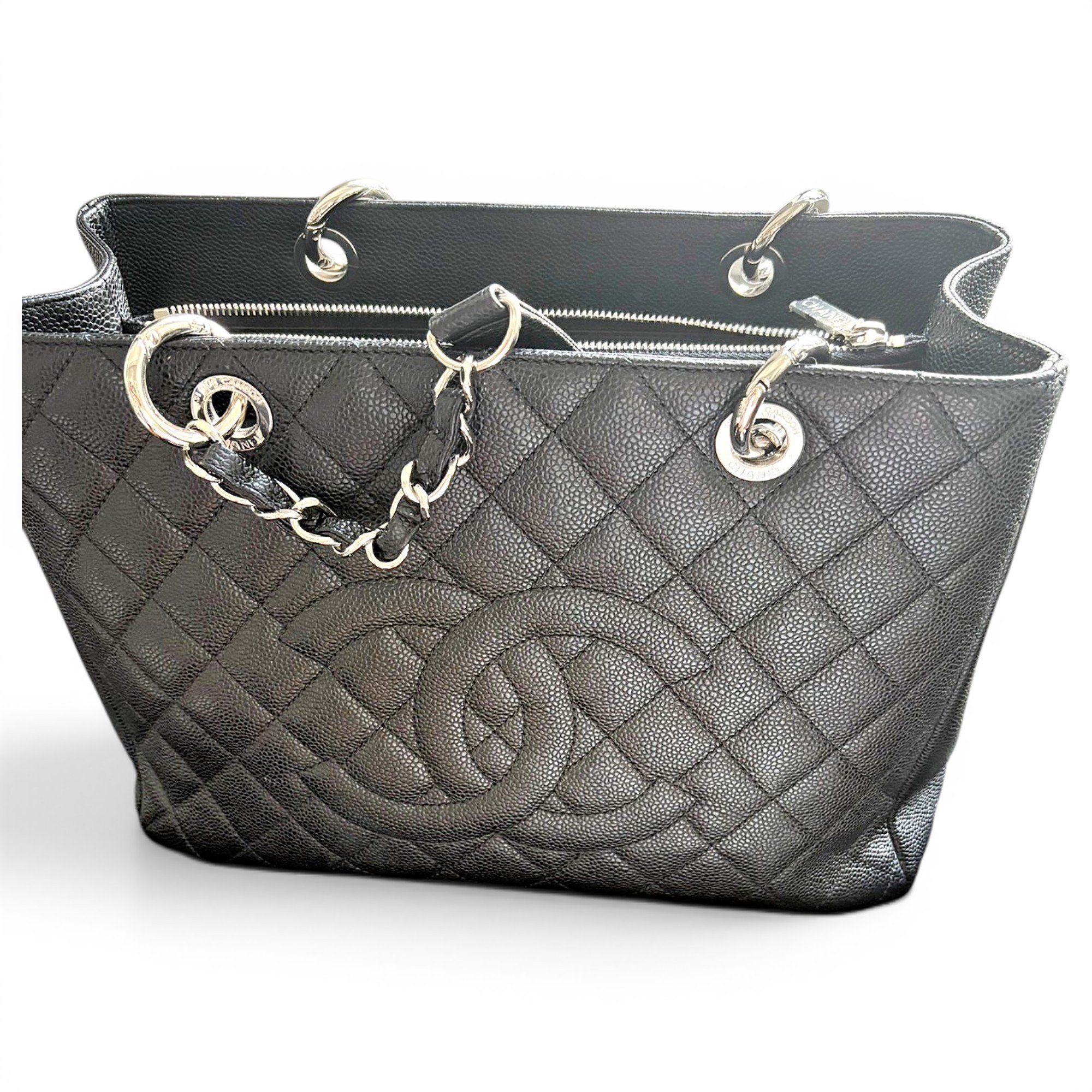 Grand shopping leather tote