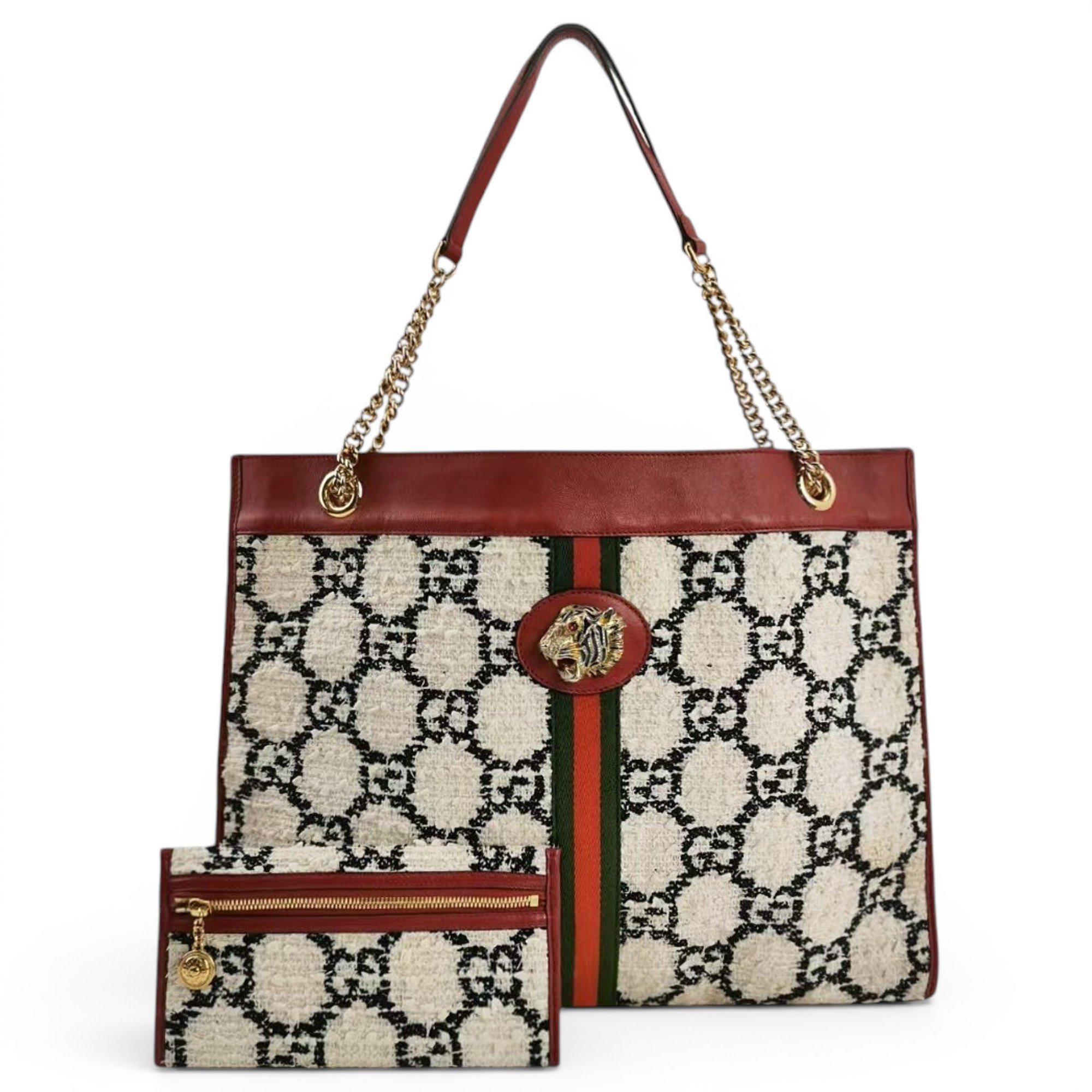 Rajah tweed handbag