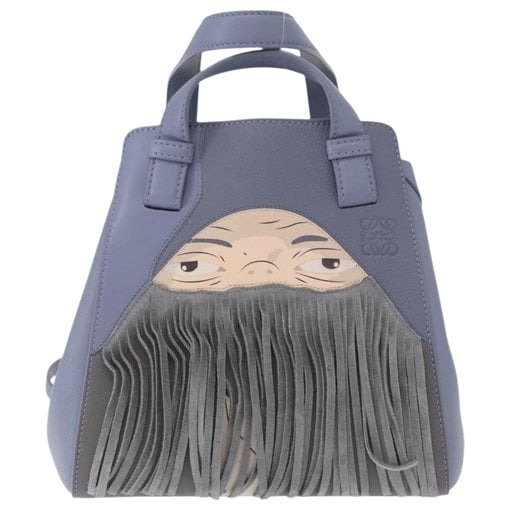 Hammock leather handbag