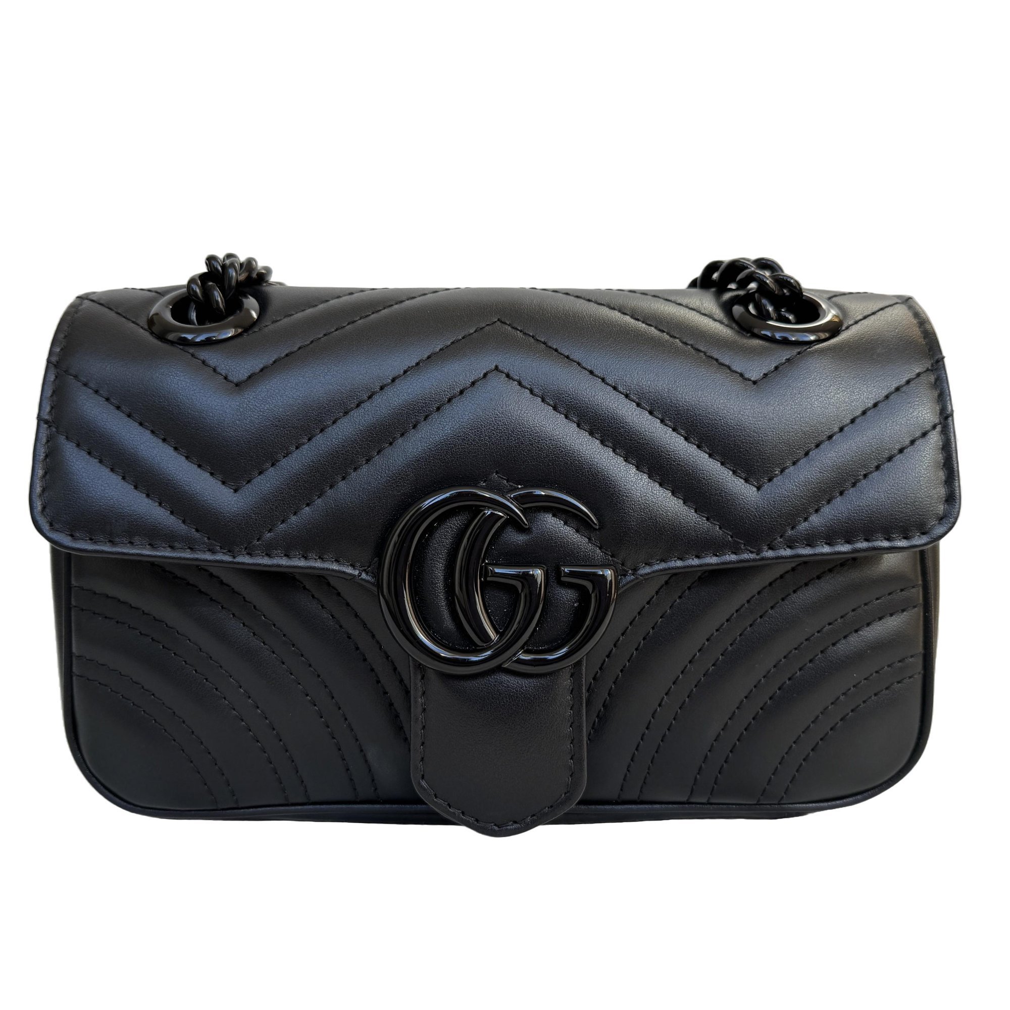 GG Marmont Flap leather crossbody bag