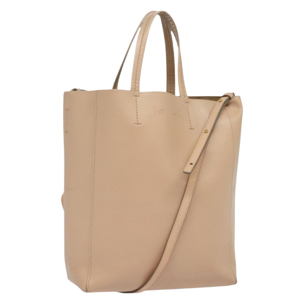 Cabas leather tote