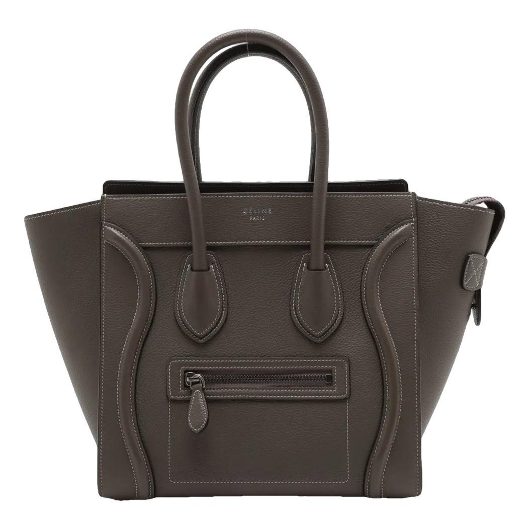 Luggage leather handbag