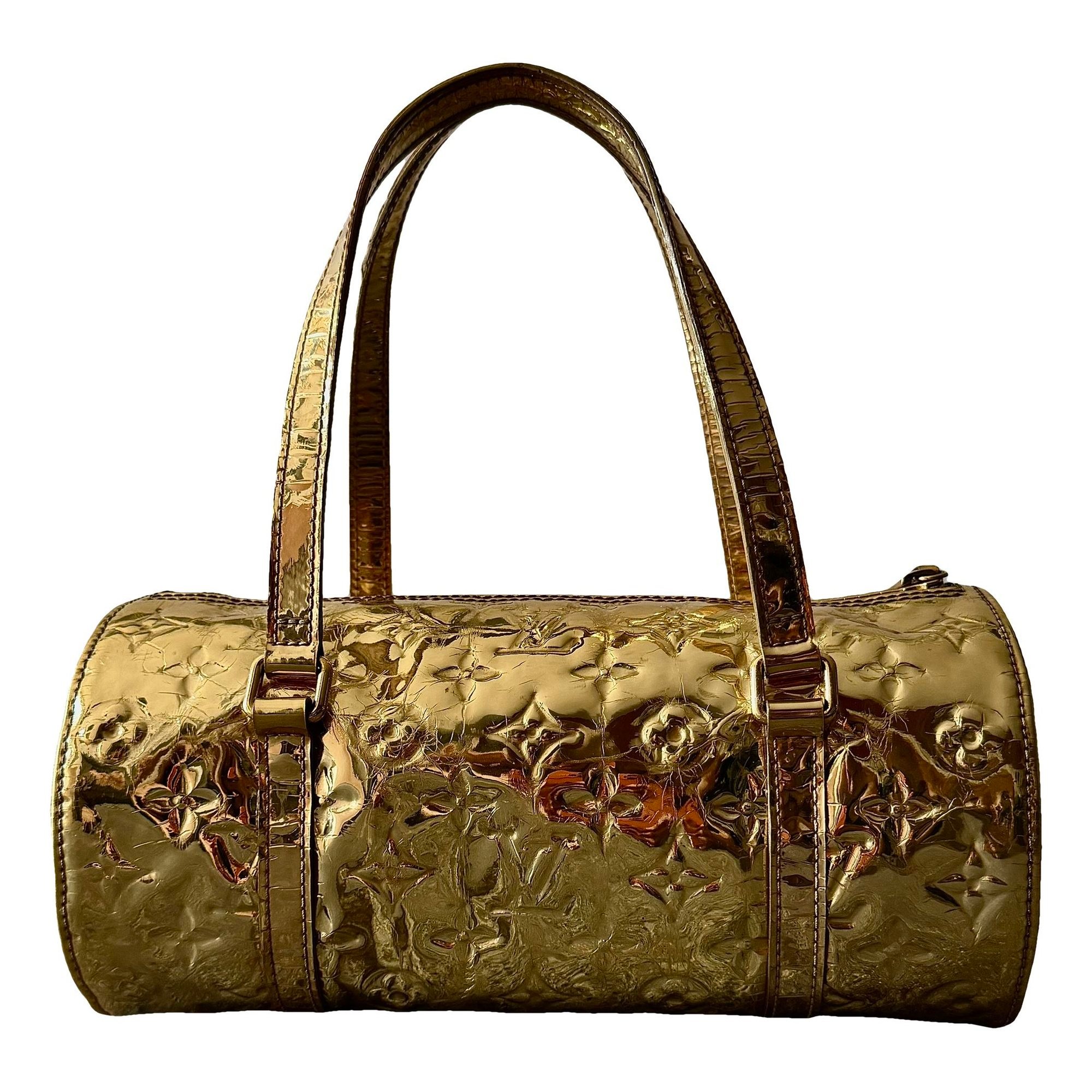 Papillon leather handbag