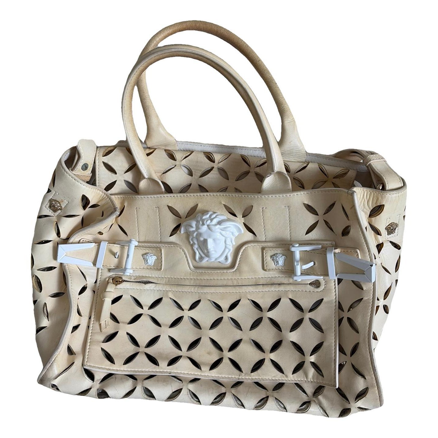 Versace La Medusa leather handbag