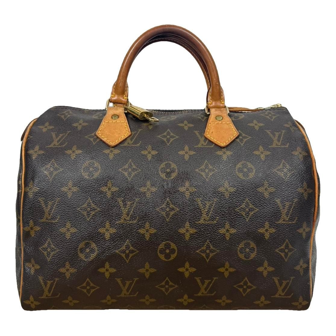 Speedy leather handbag