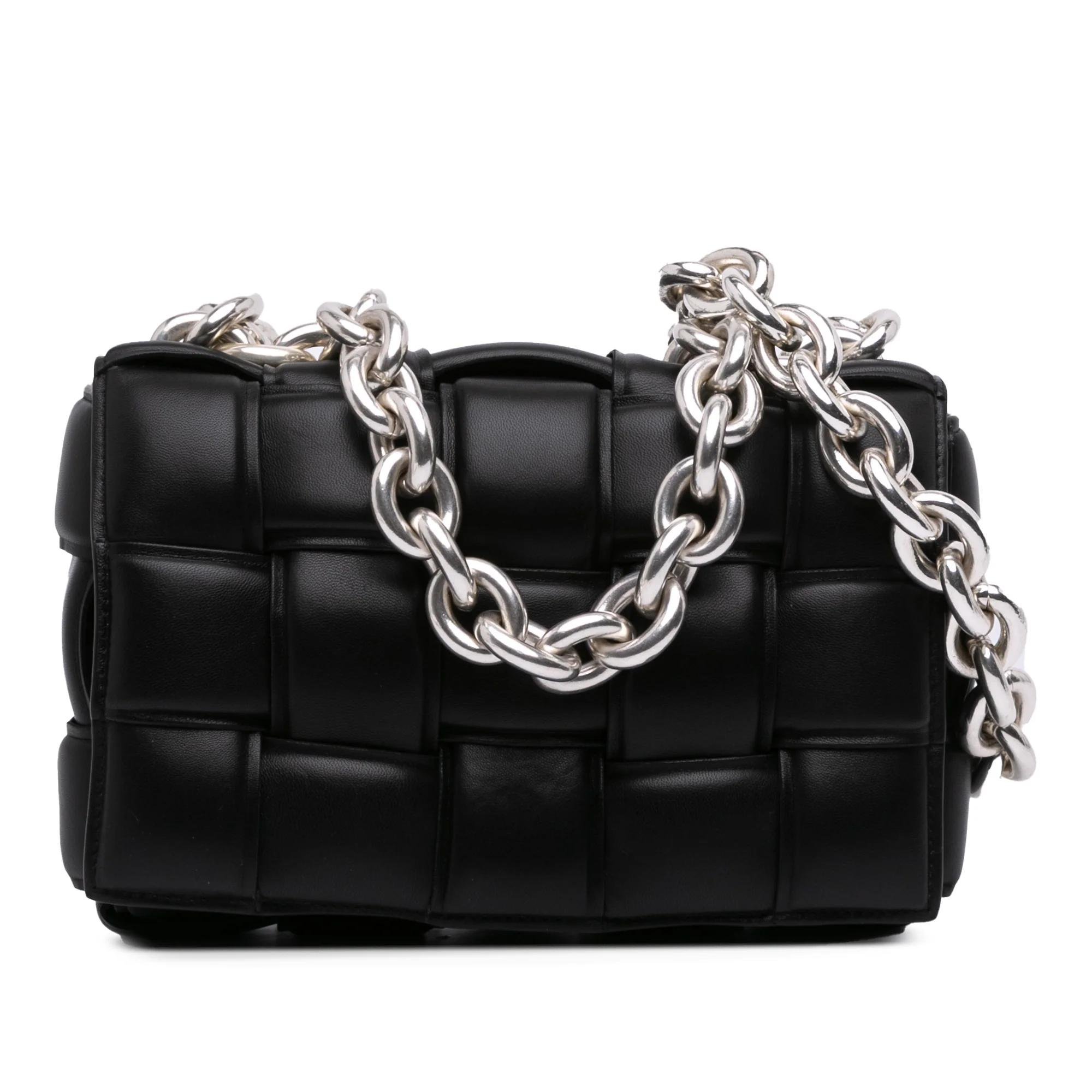 Chain Cassette leather handbag