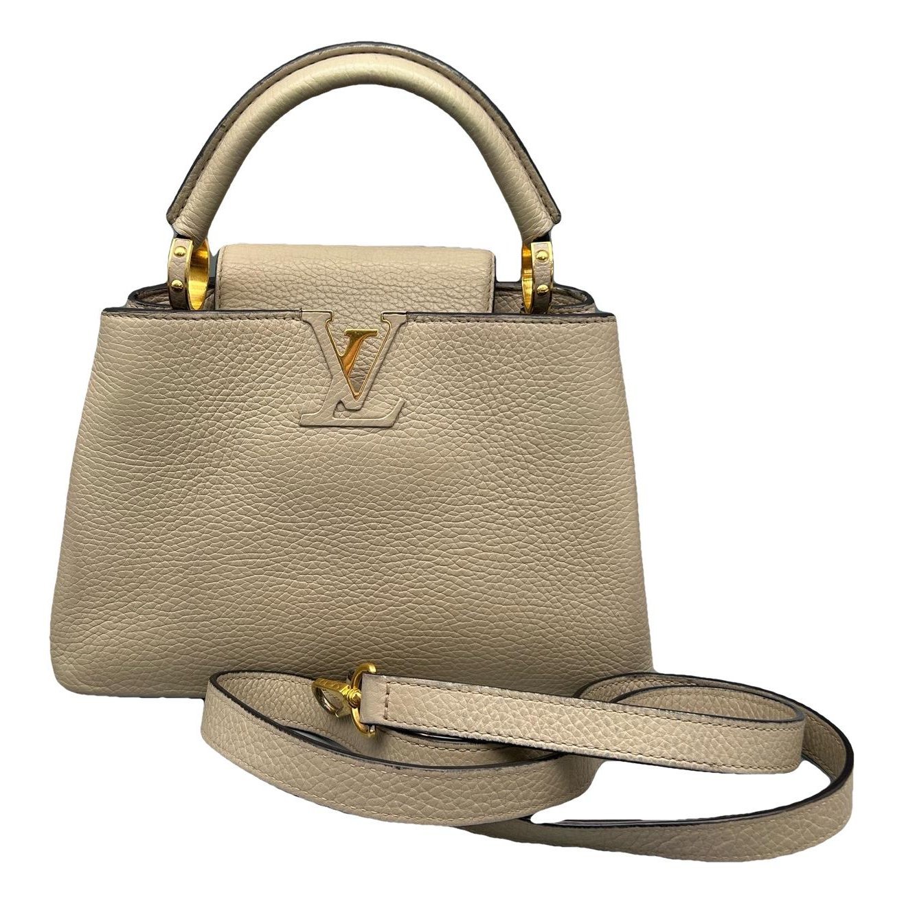 Capucines leather handbag