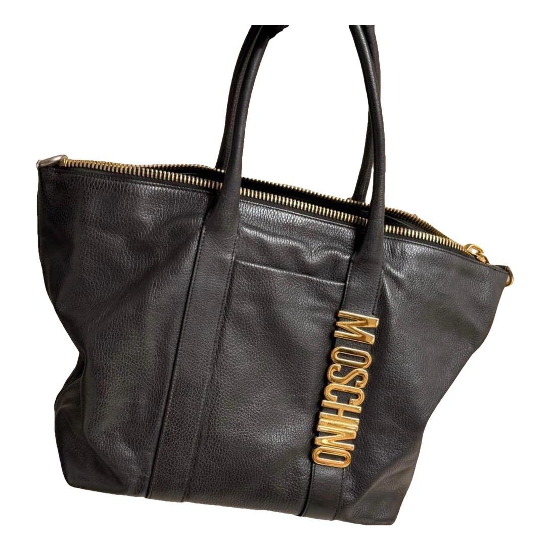 Moschino Leather tote