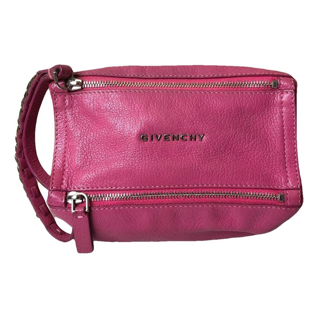 Givenchy Pandora leather clutch bag