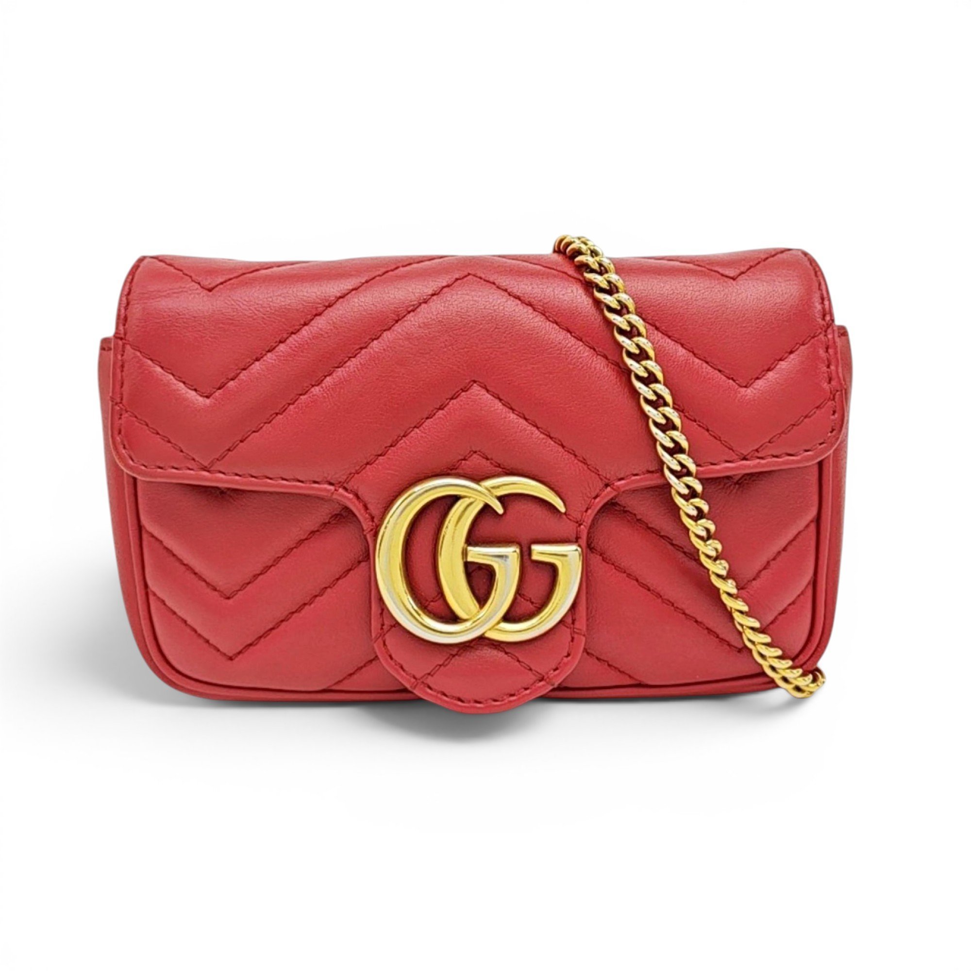 GG Marmont Flap leather handbag