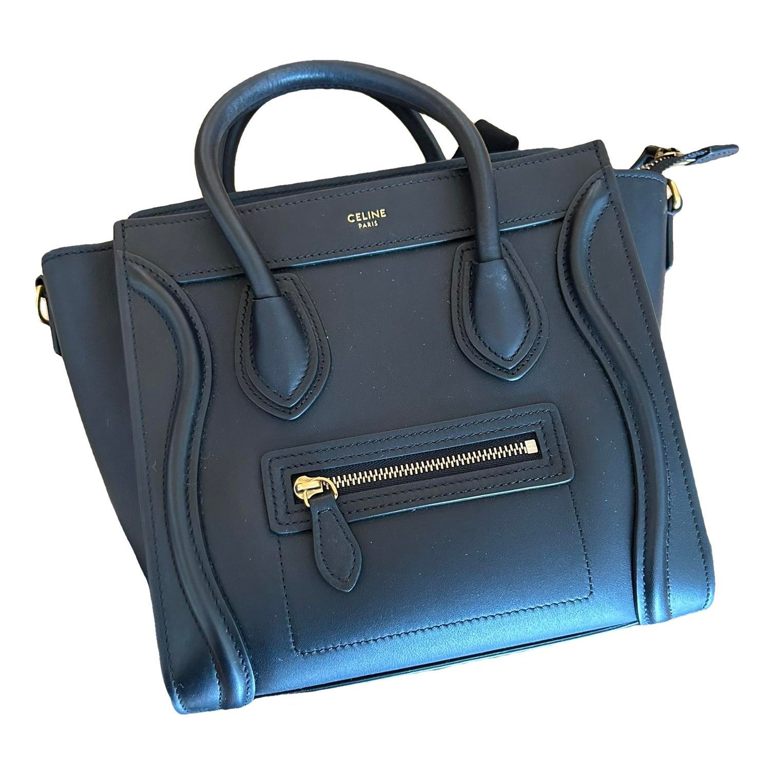 Luggage leather handbag
