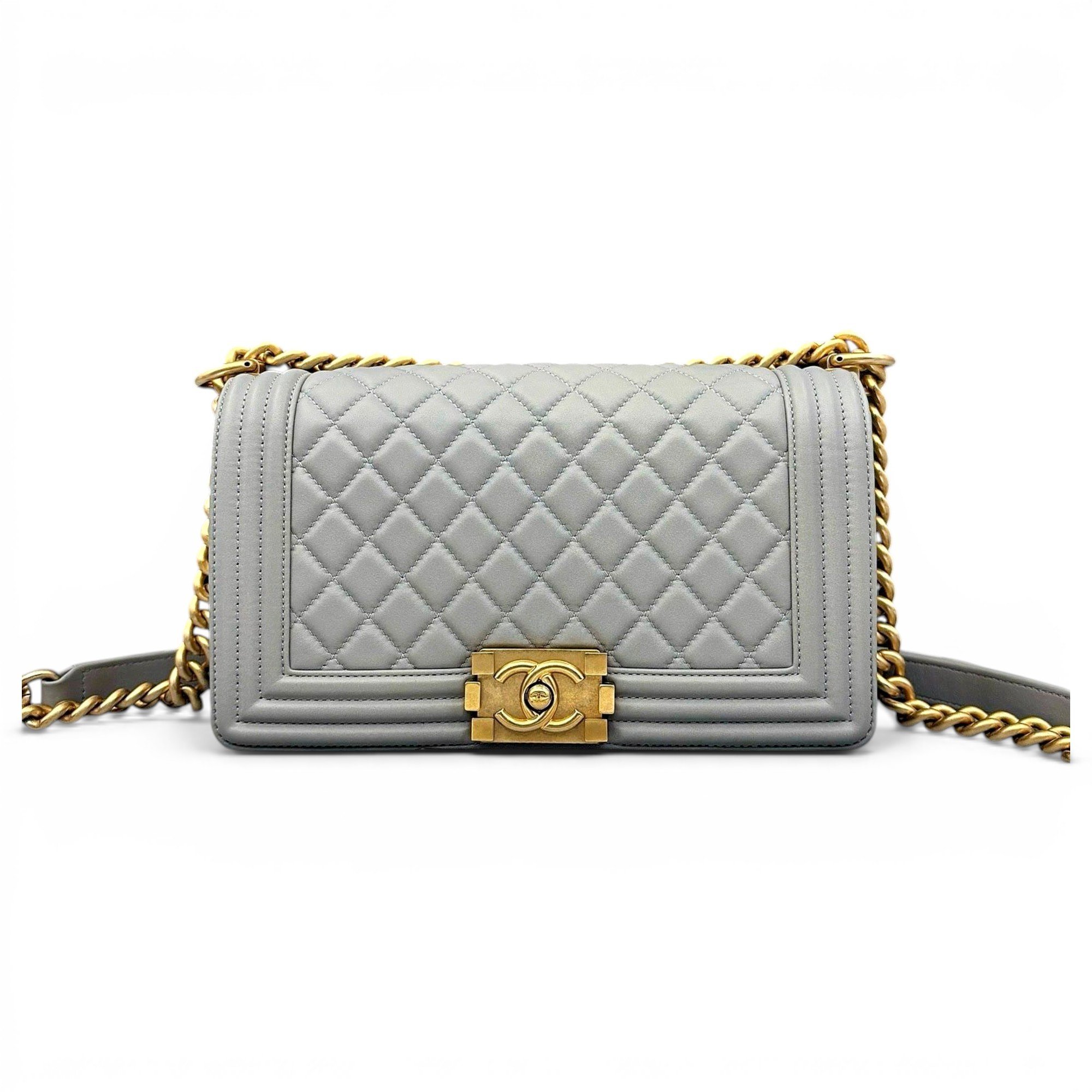 Boy leather crossbody bag