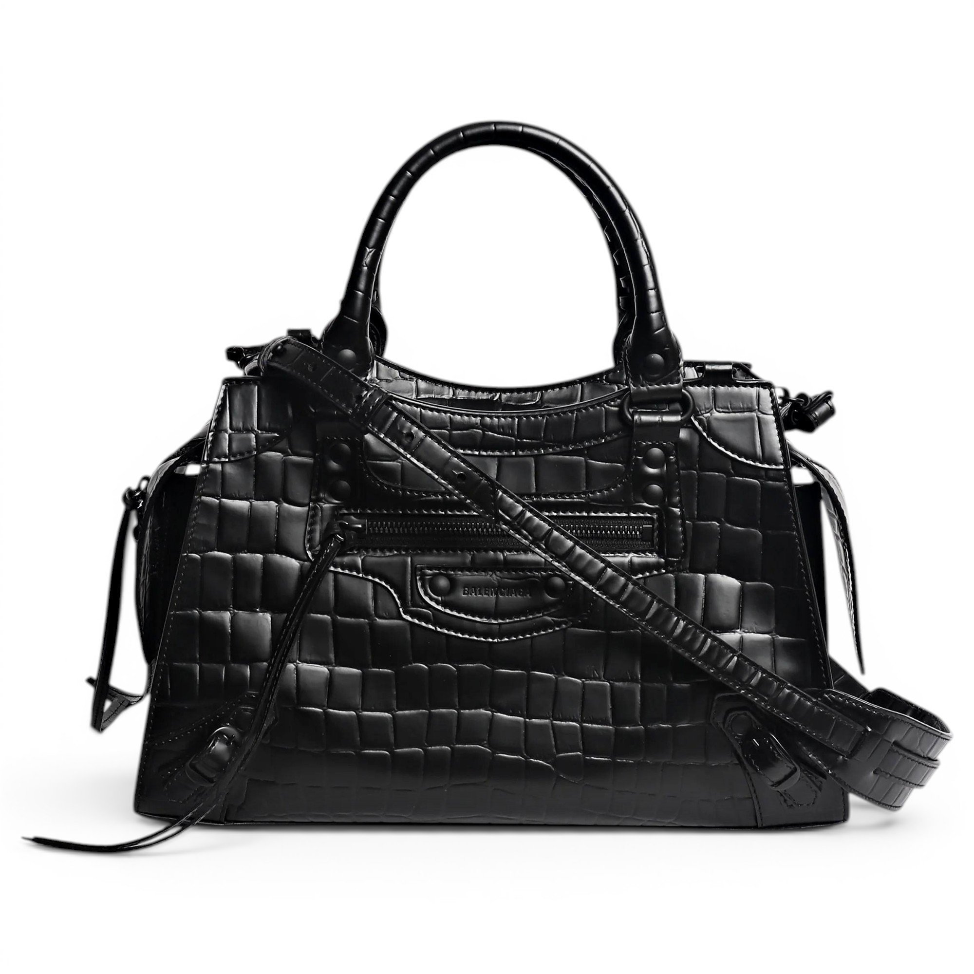 City leather bag