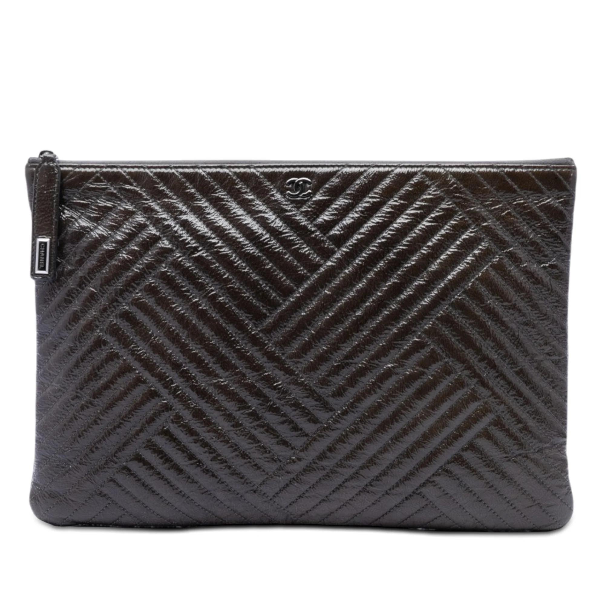 Patent leather handbag