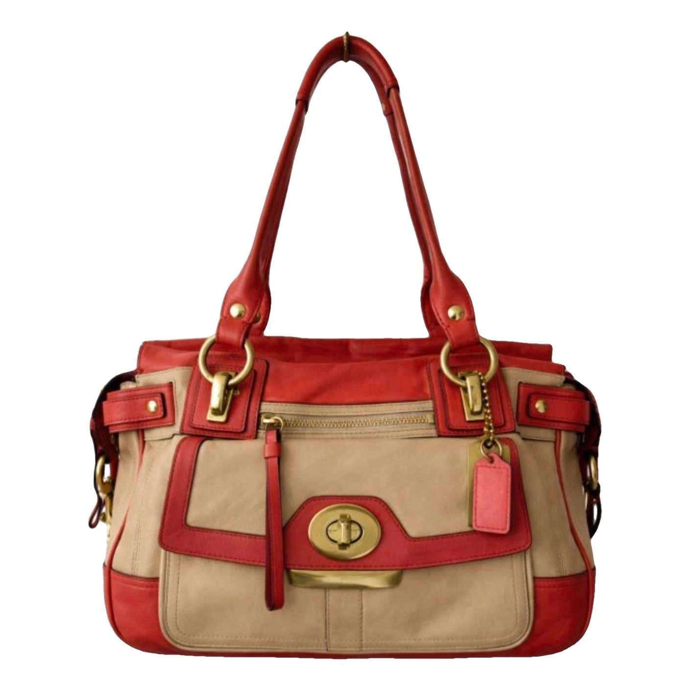 Leather handbag