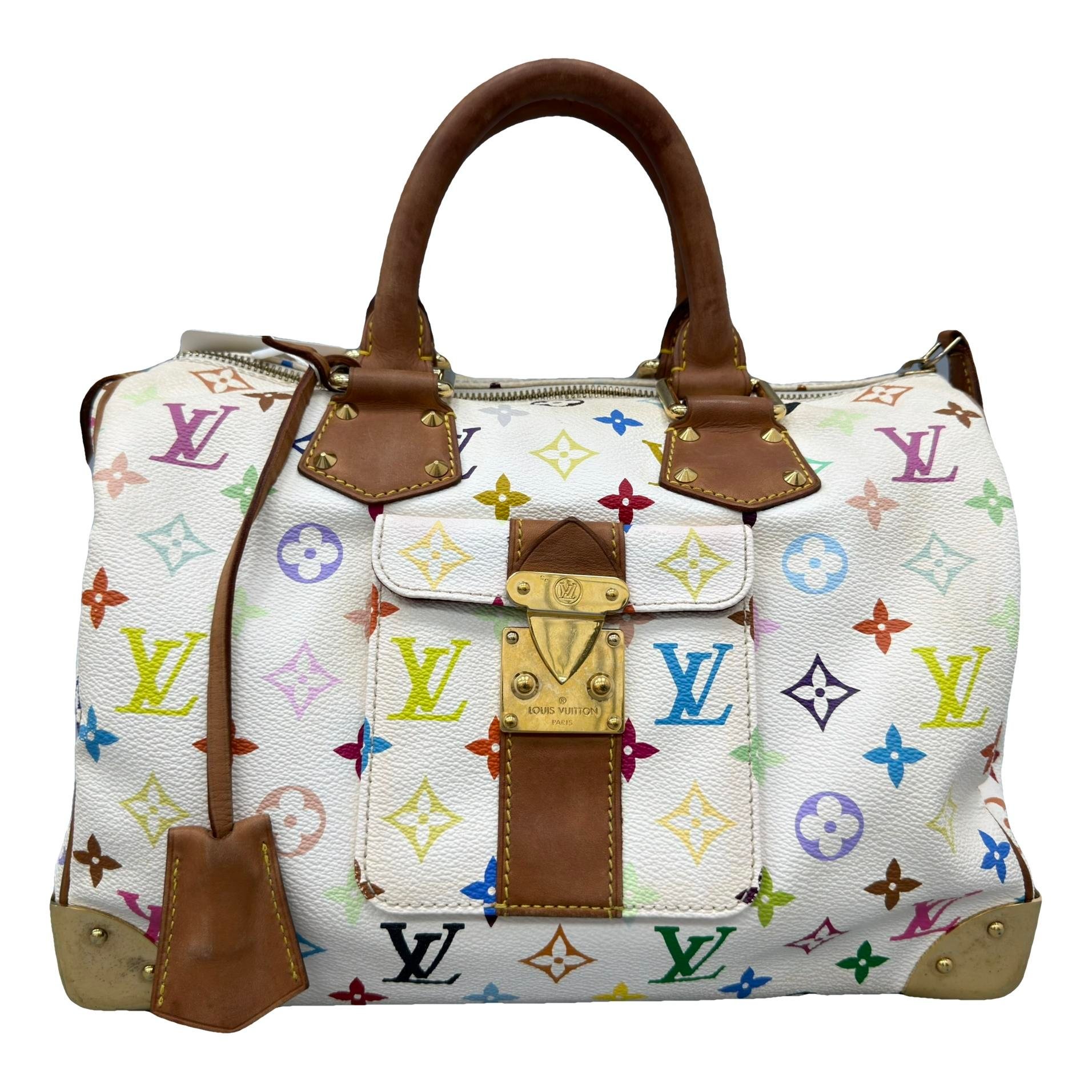 Speedy leather handbag