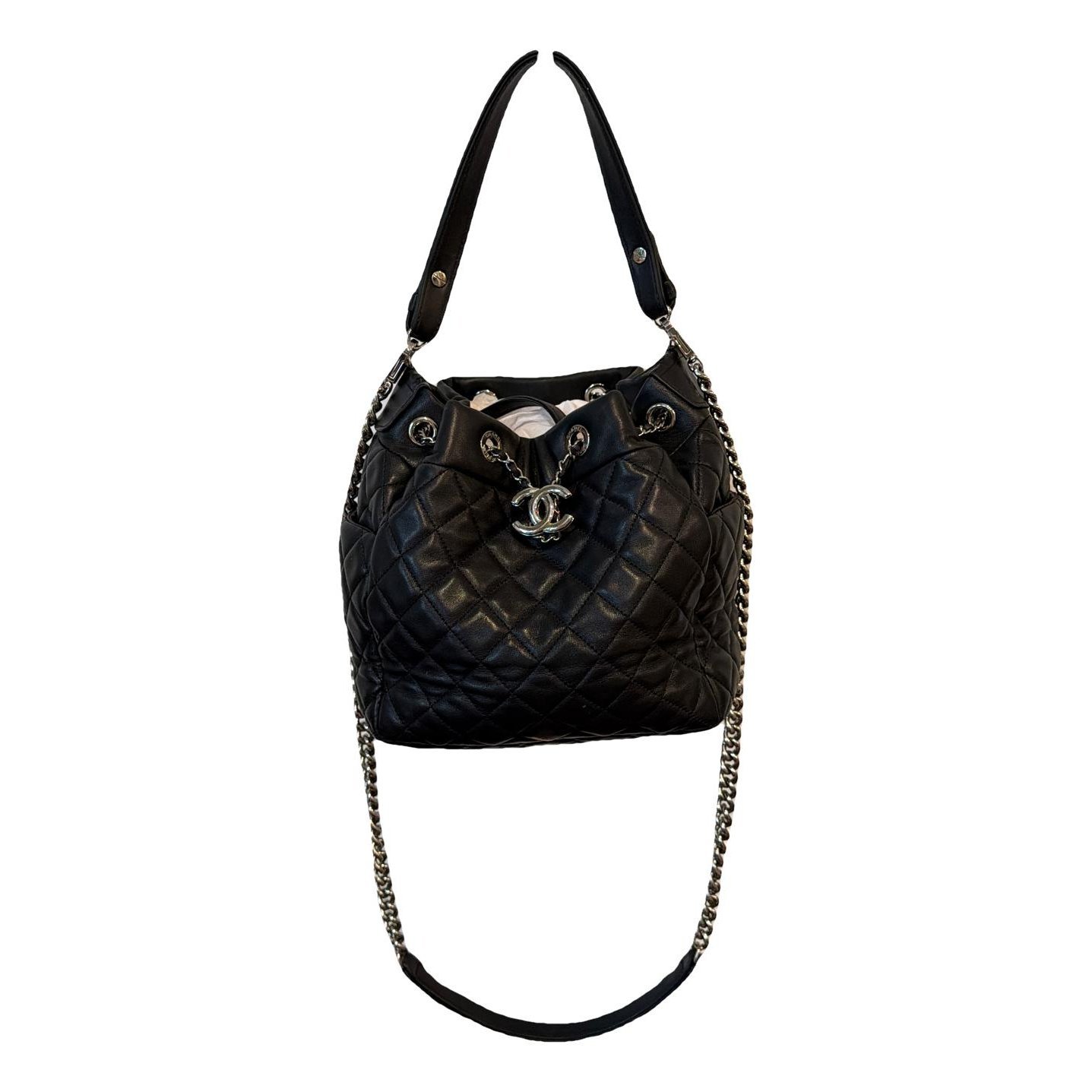 Gabrielle Bucket leather handbag